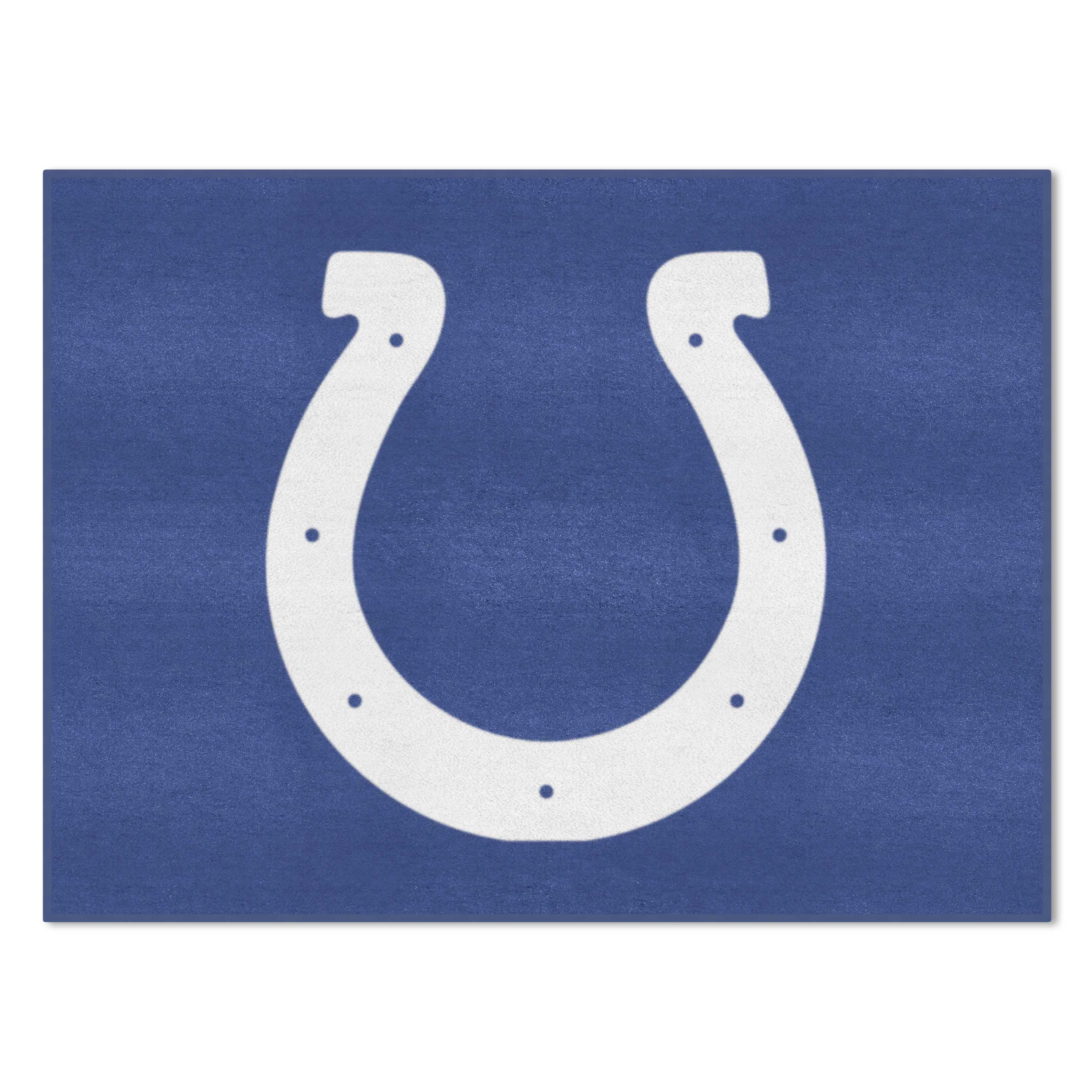 FANMATS 28756 NFL All-Star mat 3 x 4 (ft) Tufted Nylon Blue Rectangular Indoor Solid Area rug