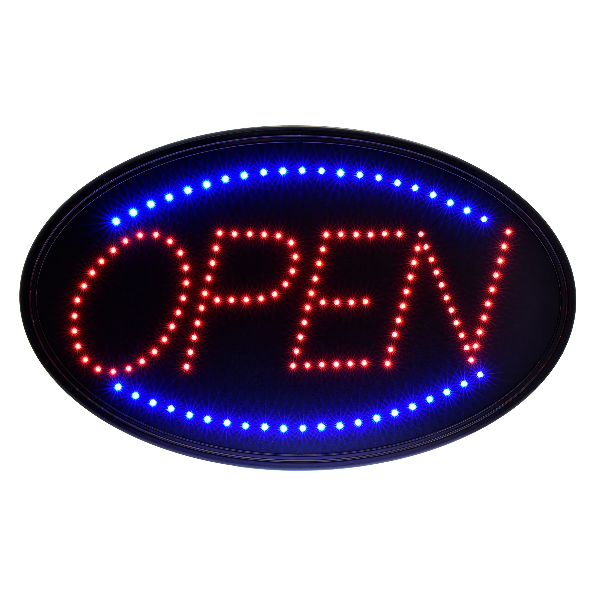 Alpine Industries Alpine Industries 23 in. x 14 in. LED Oval Open Sign at 