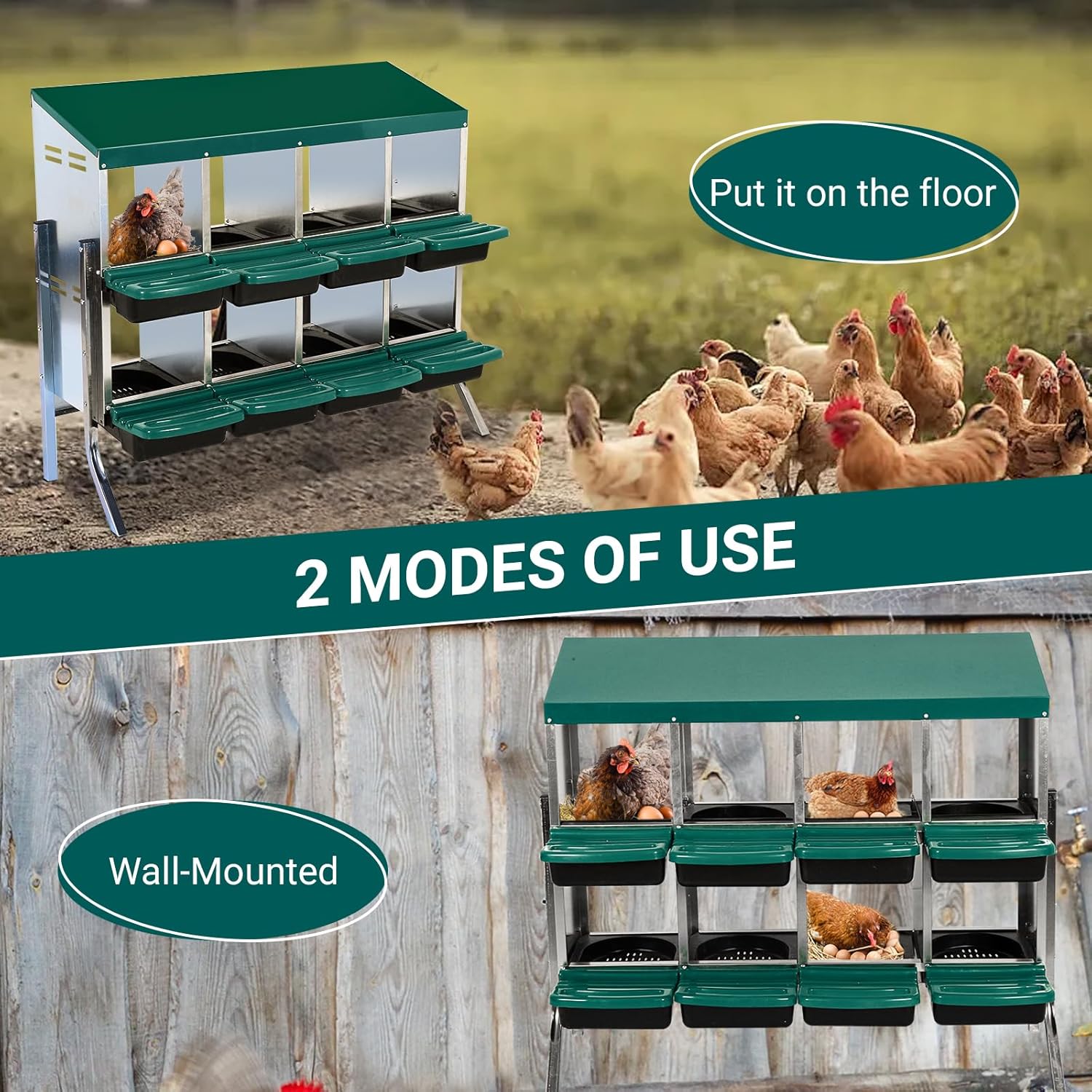 EvoTrim WLS-PHO-33ACWCVF Chicken-Coops-Rabbit-Hutches - View #8