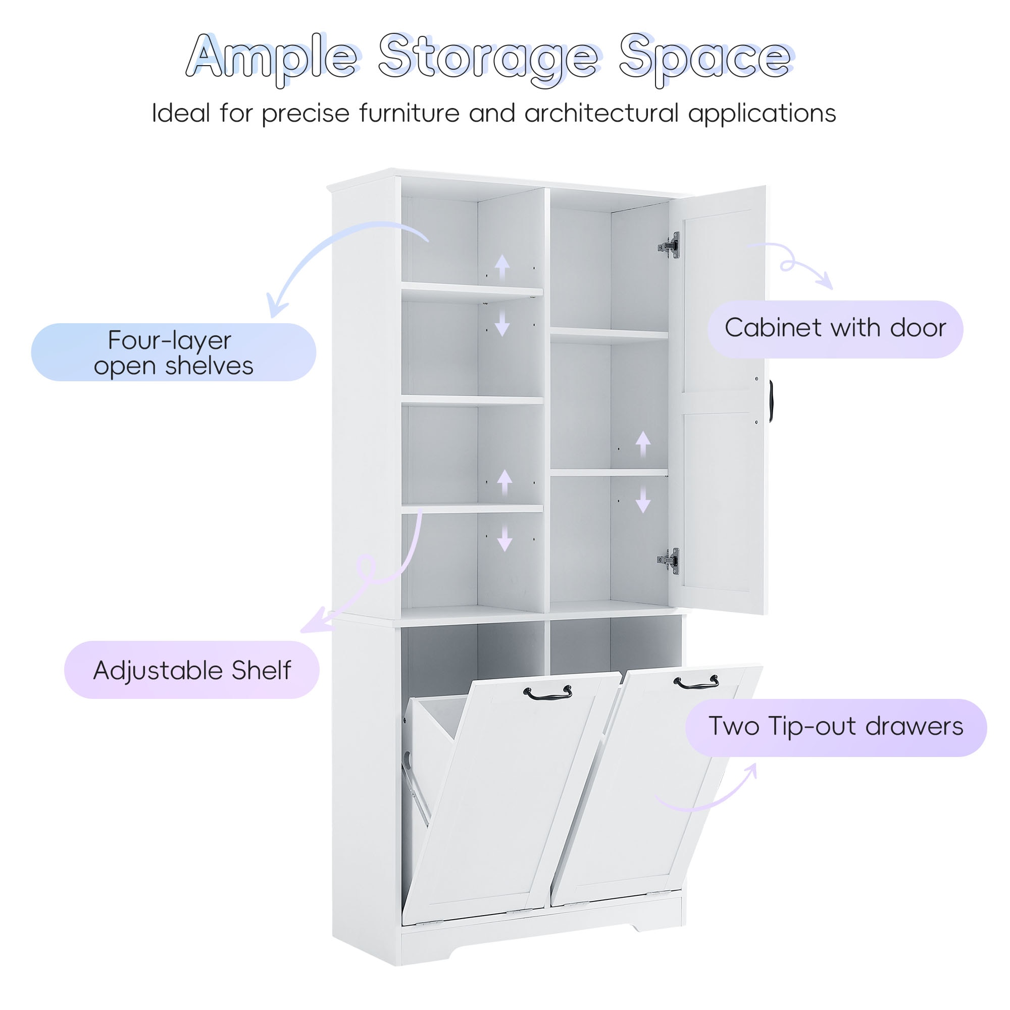 ModernLuxe L3P-N725P208543K Bathroom-Wall-Cabinets - View #6