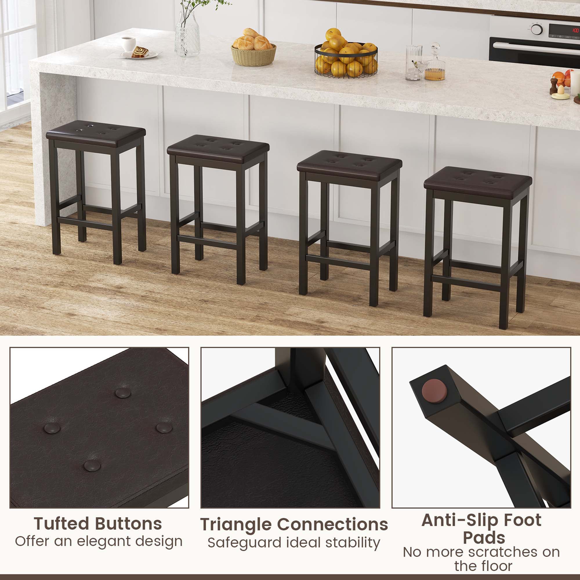 Costway HCST00400 stools - View #6