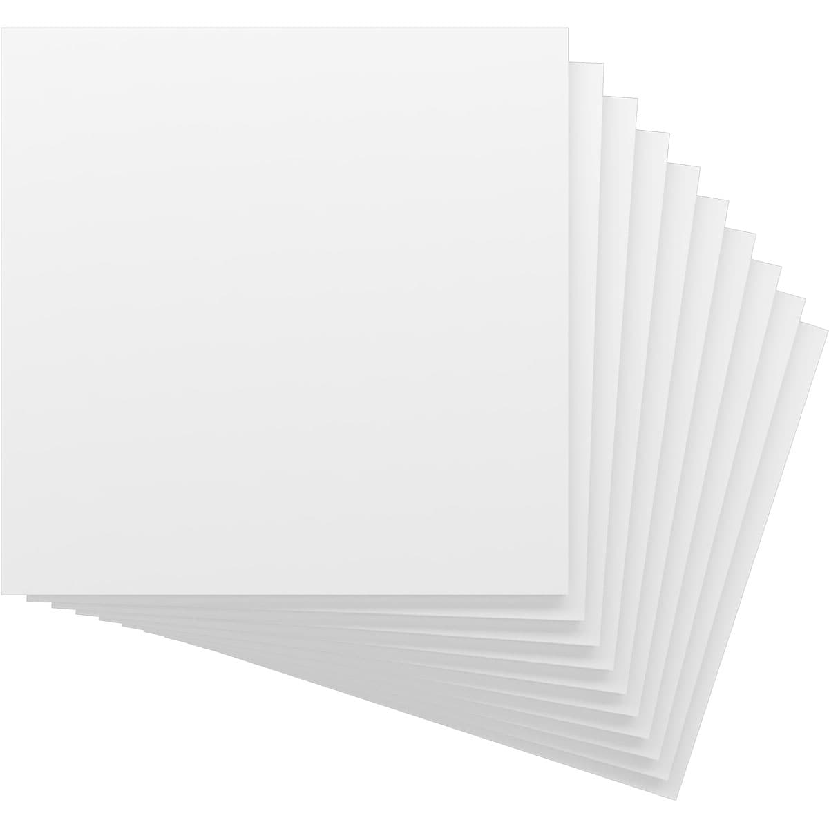 Ekena Millwork HBP16X16X625CUN 15-3/4-in x 15-3/4-in Smooth Paintable/Stainable White PVC Wall Panel ( 10 -Pack, Covers 1.72-sq ft )