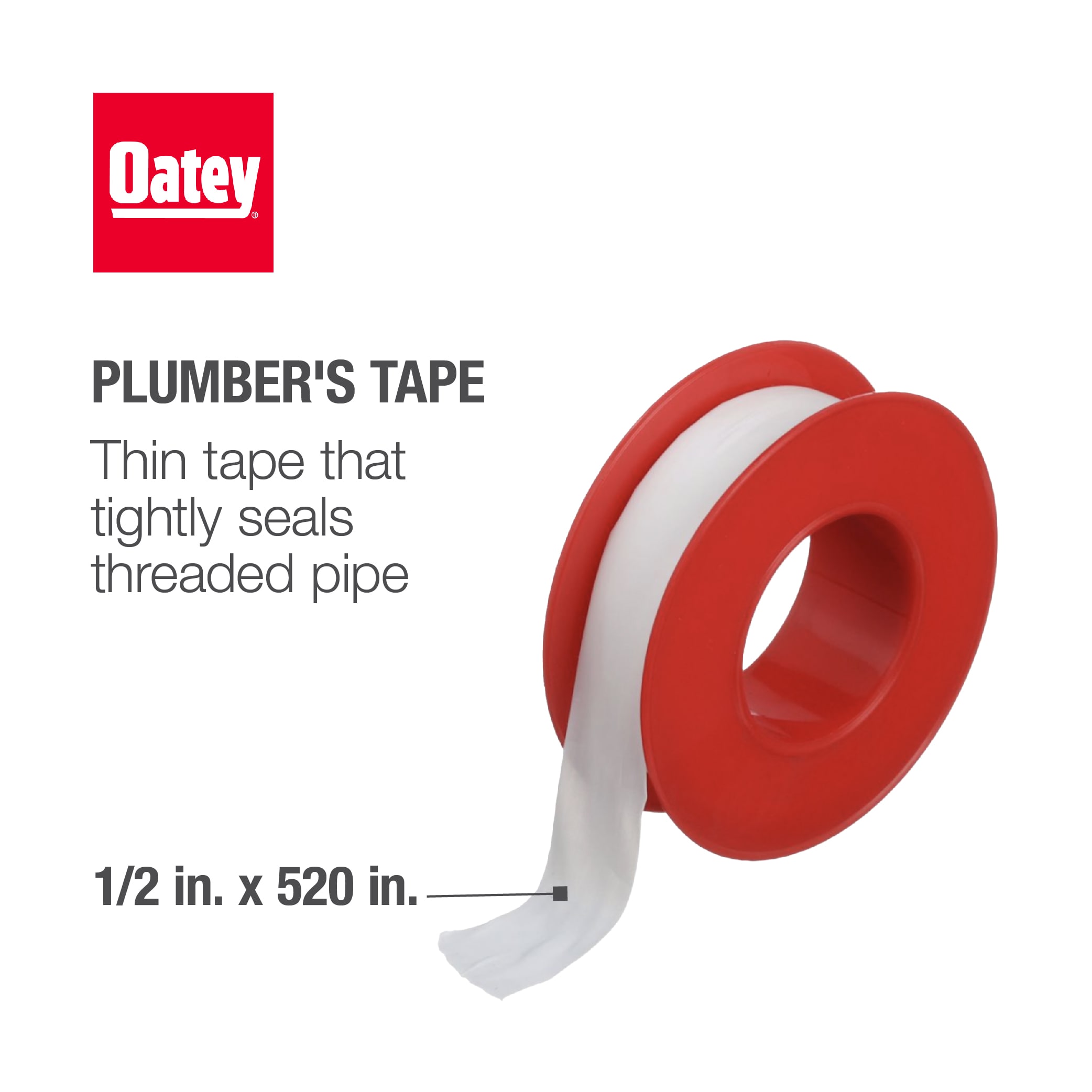 Oatey 0.5-in x 43-ft Plumber's Tape in the Plumbers Tape