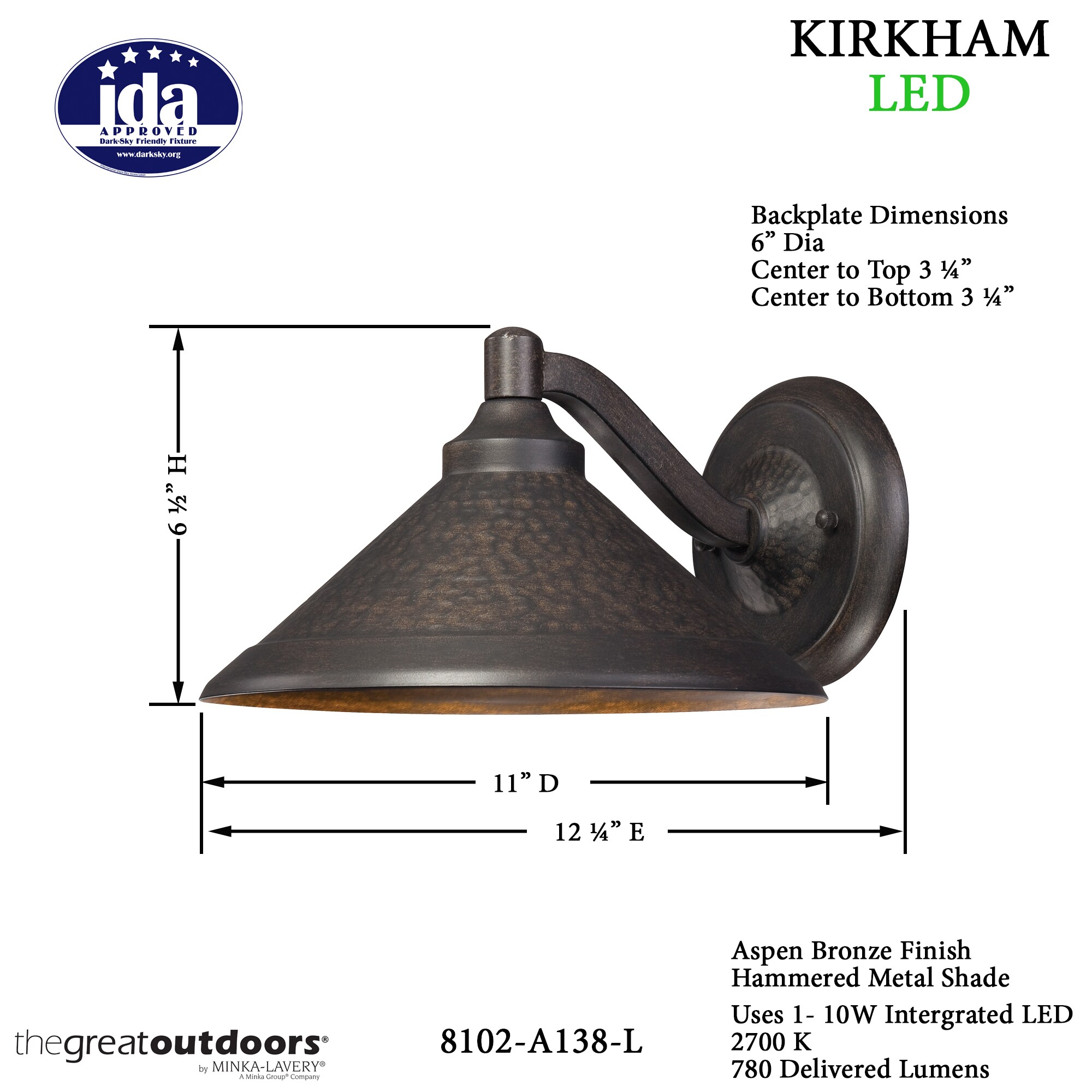 Minka Lavery 8102-A138-L Outdoor-Wall-Lighting - View #6