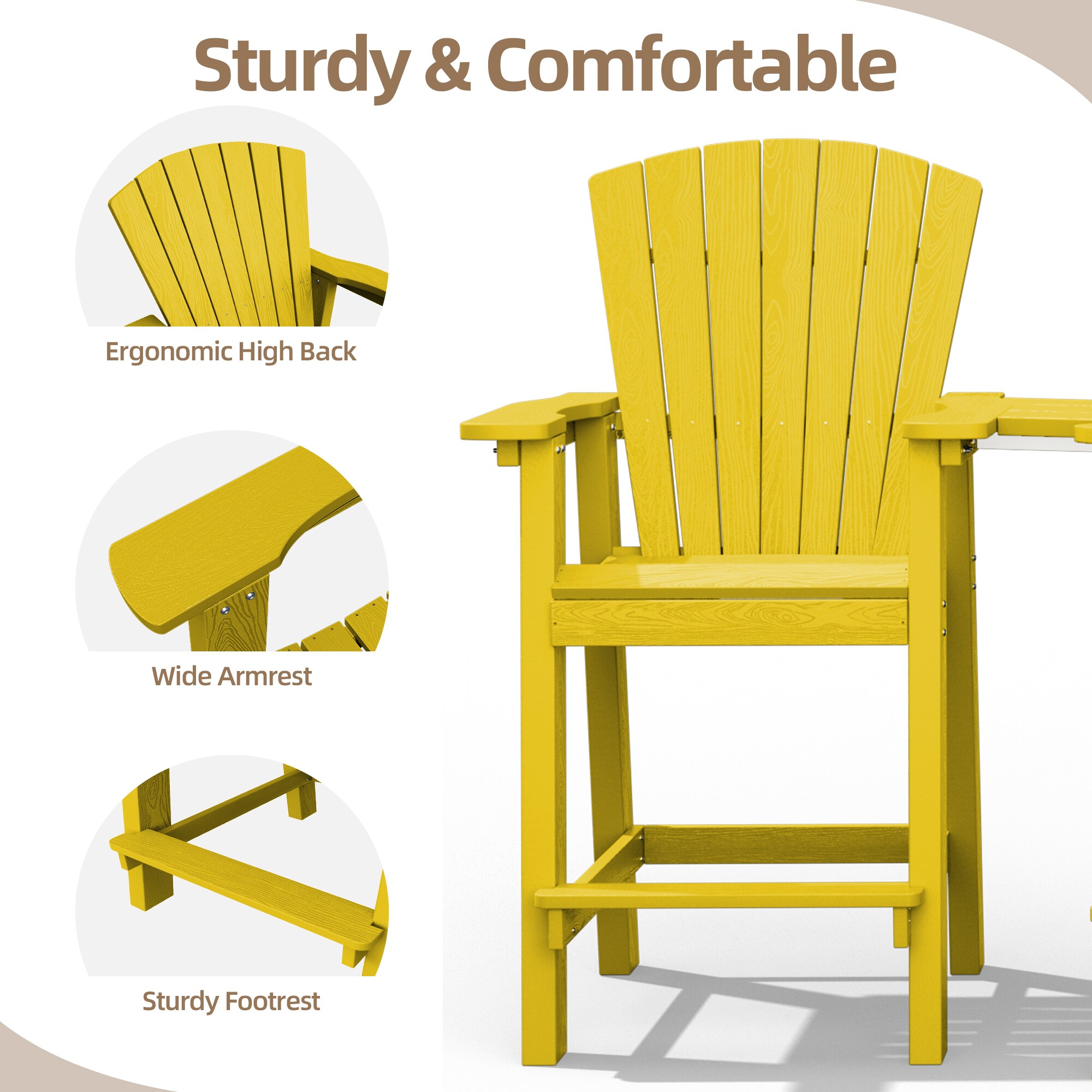 VOUA PESRLT-YW Patio-Chairs - View #6