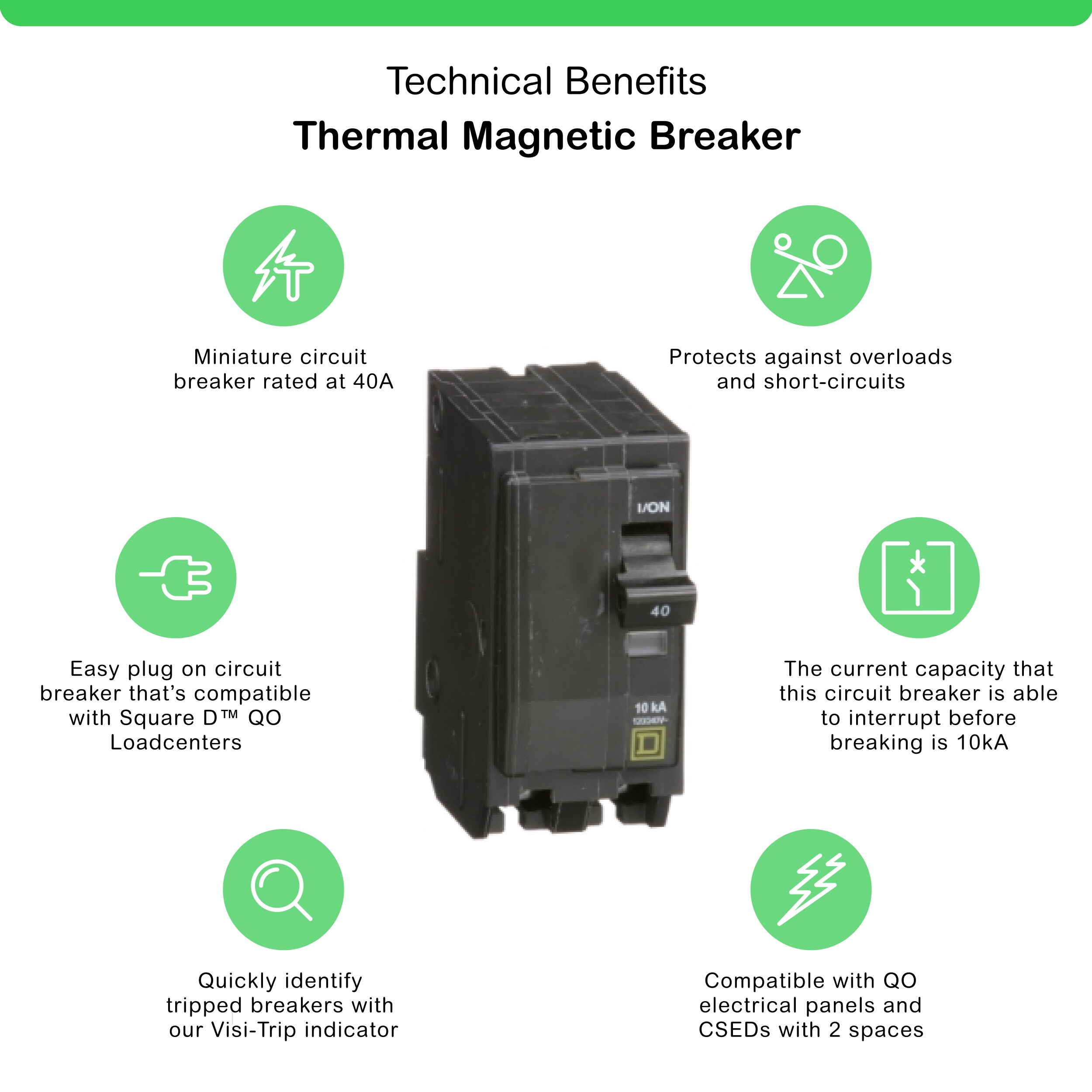 Square D QO240CP Circuit-Breakers - View #2
