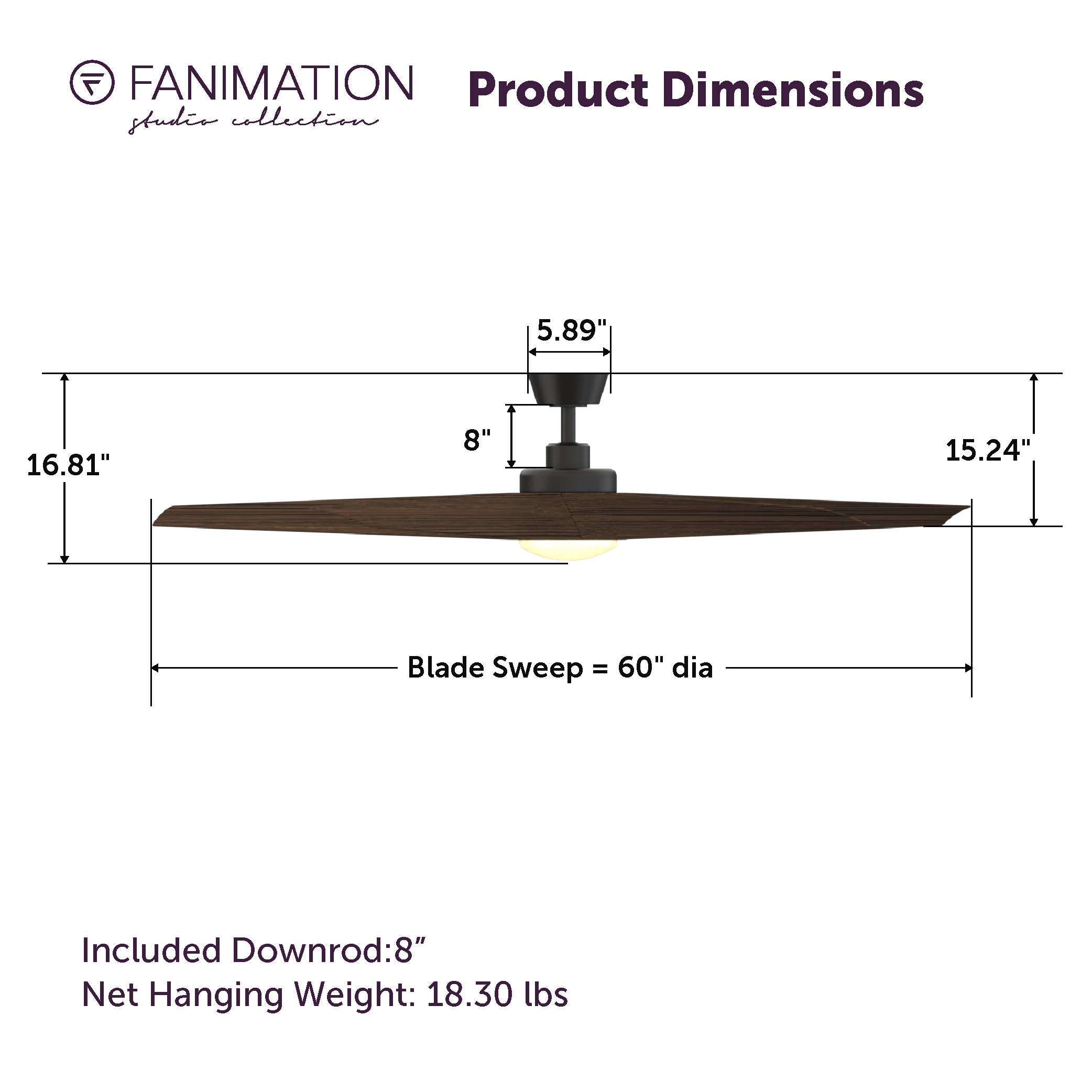 Fanimation Studio Collection LP7614LAZ Ceiling-Fans - View #11