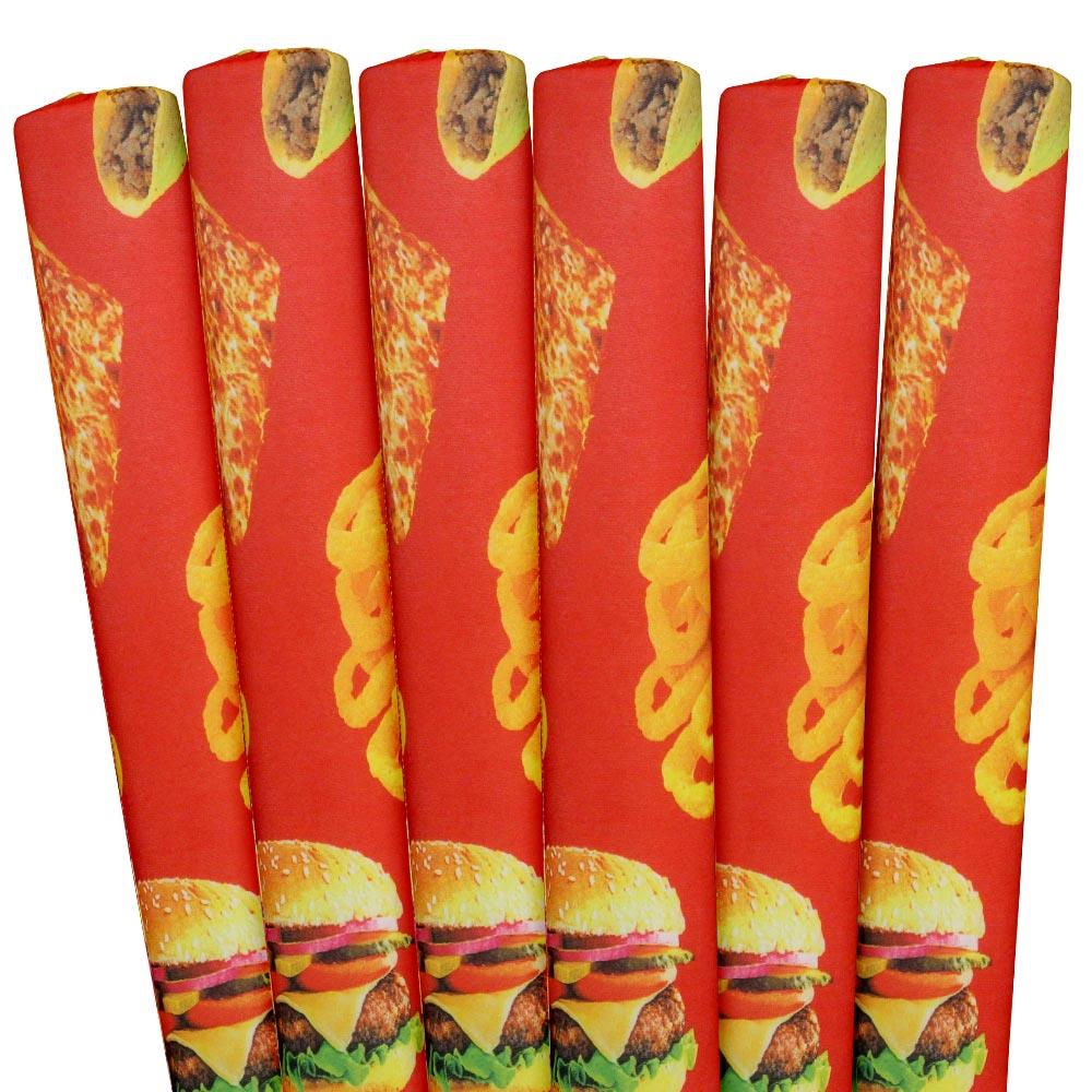Designer Noodle 00205-06 55.5-in x 2.25-in 1-Seat Food Pool Noodle 6-Pack