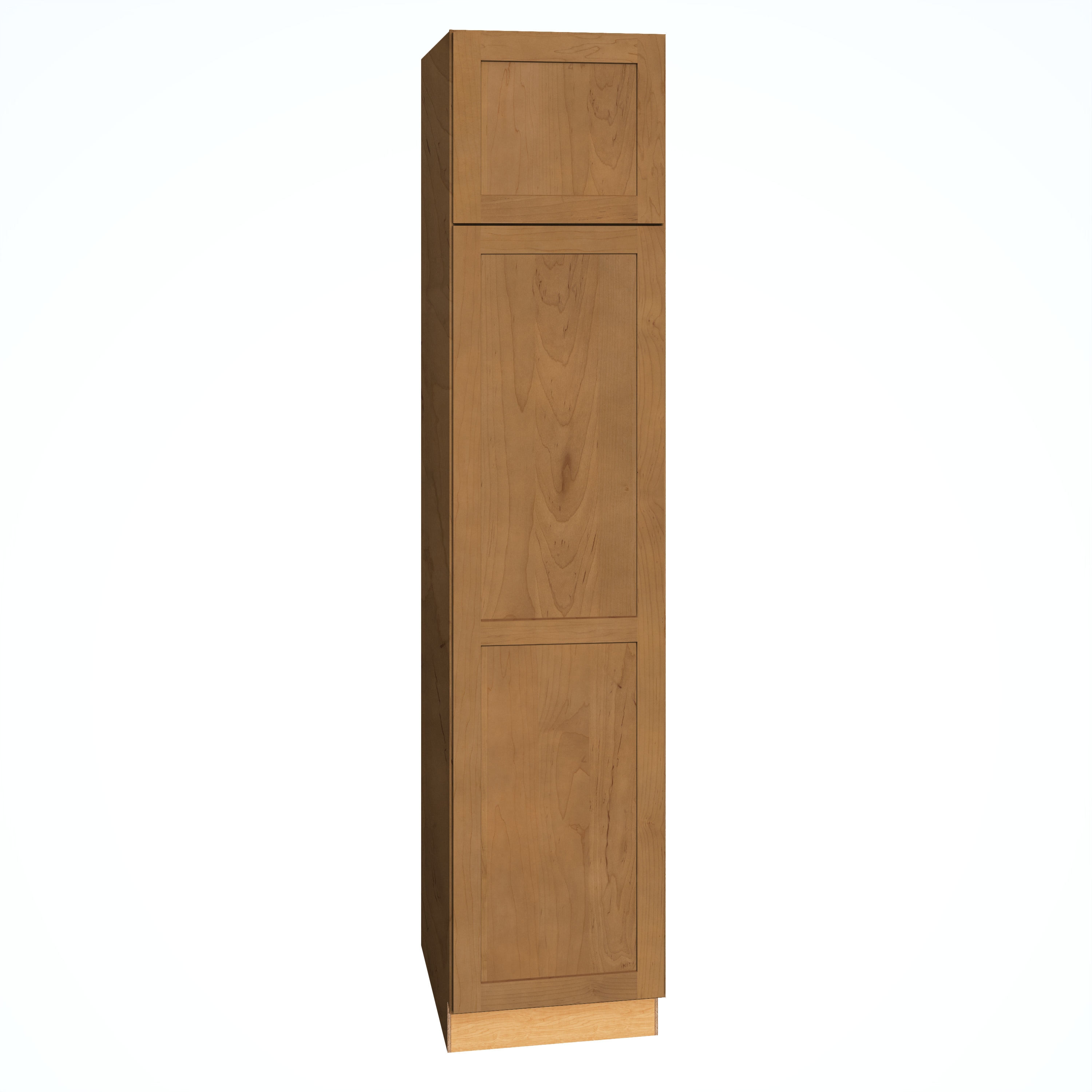 Diamond Express 62L-U188424R Jamestown 18-in W x 84-in H x 24-in D Sahara Brown Pantry Fully assembled Plywood Cabinet (Recessed Panel Shaker)