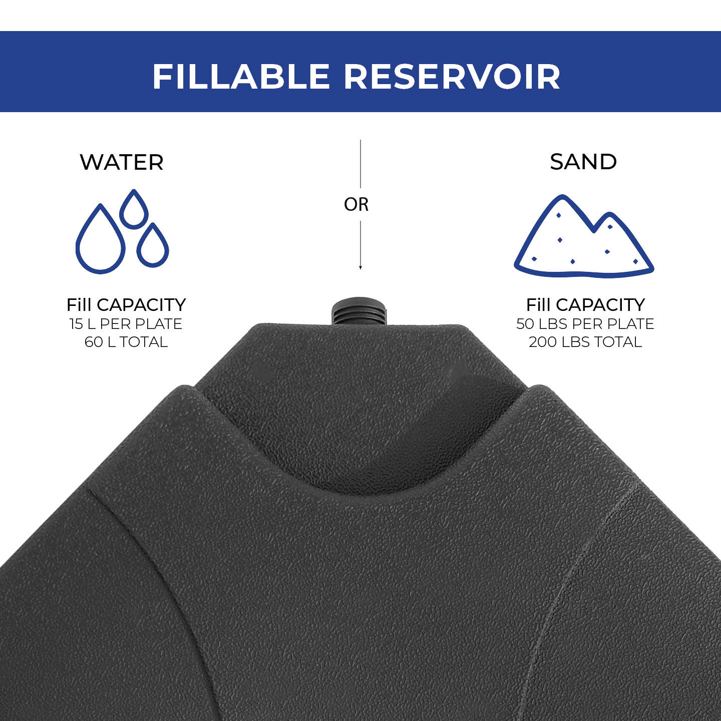 Backyard Expressions 913591 Umbrella-Bases - View #6