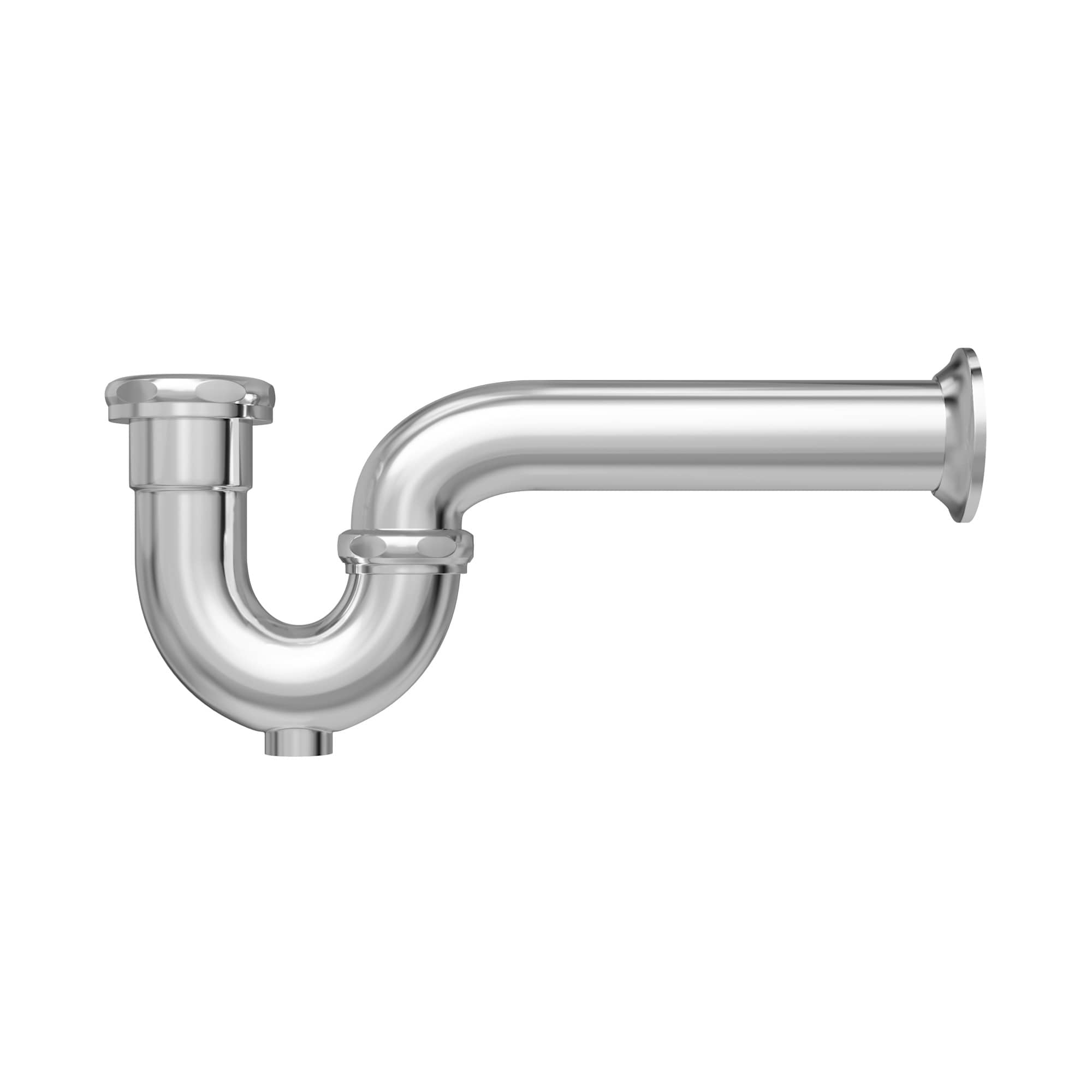 PROFLO PFPTB106 10-3/8 Inch Adjustable Tubular P-Trap with Cleanout (1-1/4 Inch X 1-1/2 Inch Semi-Cast Connections) #PFPTB106