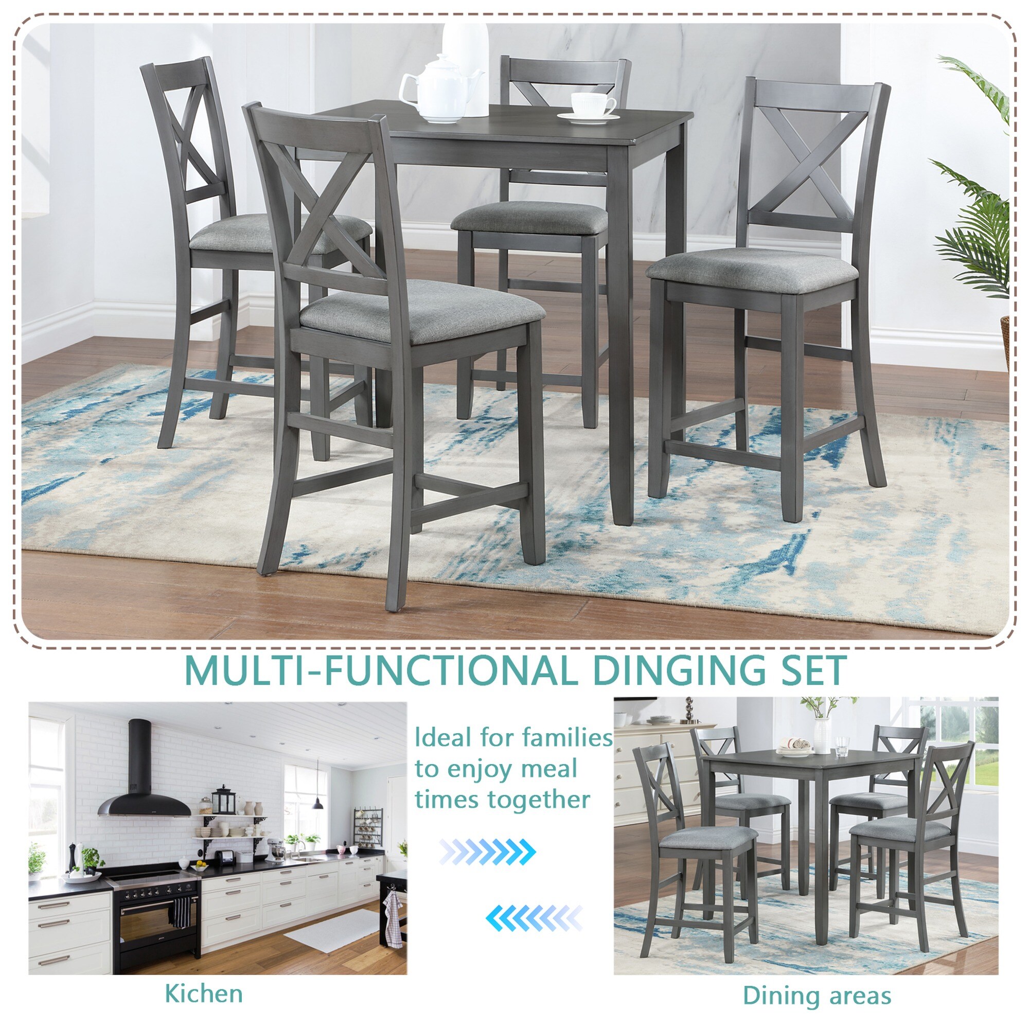 HyperDrop Cart W-W1998S00028 Dining-Sets - View #4