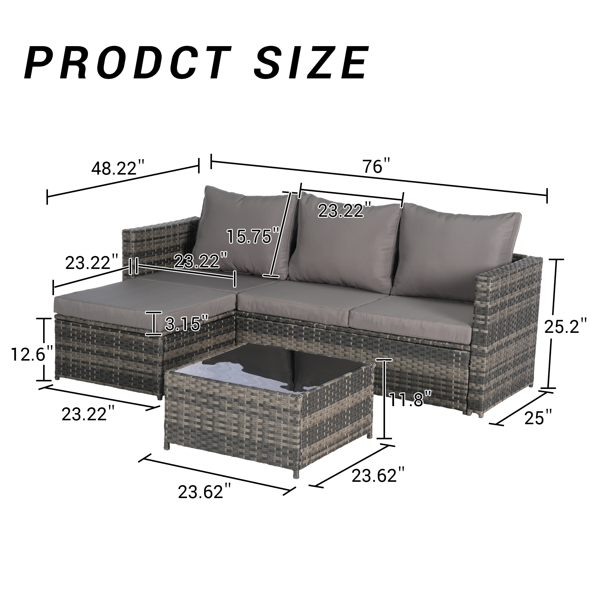 Bybafun YB6700103 Patio-Sofas-Daybeds - View #7