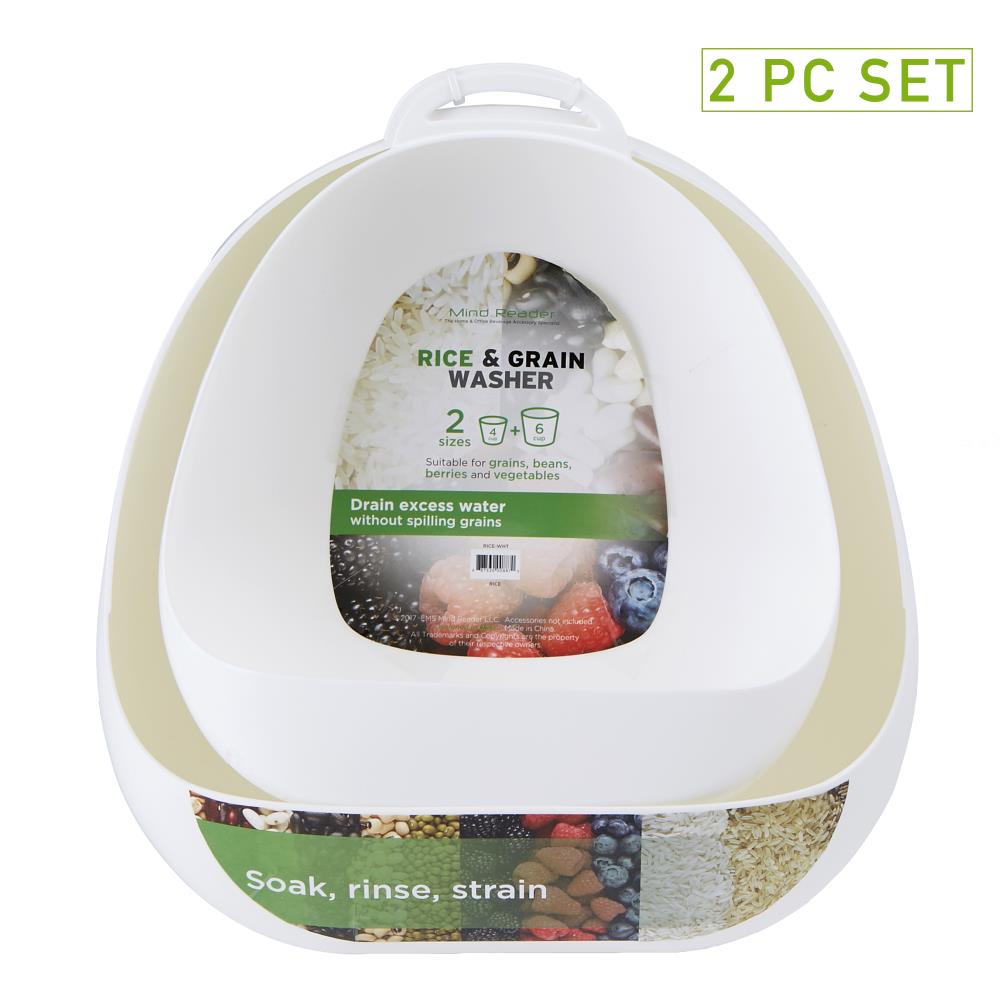 Mind Reader RICE-WHT colanders - View #2