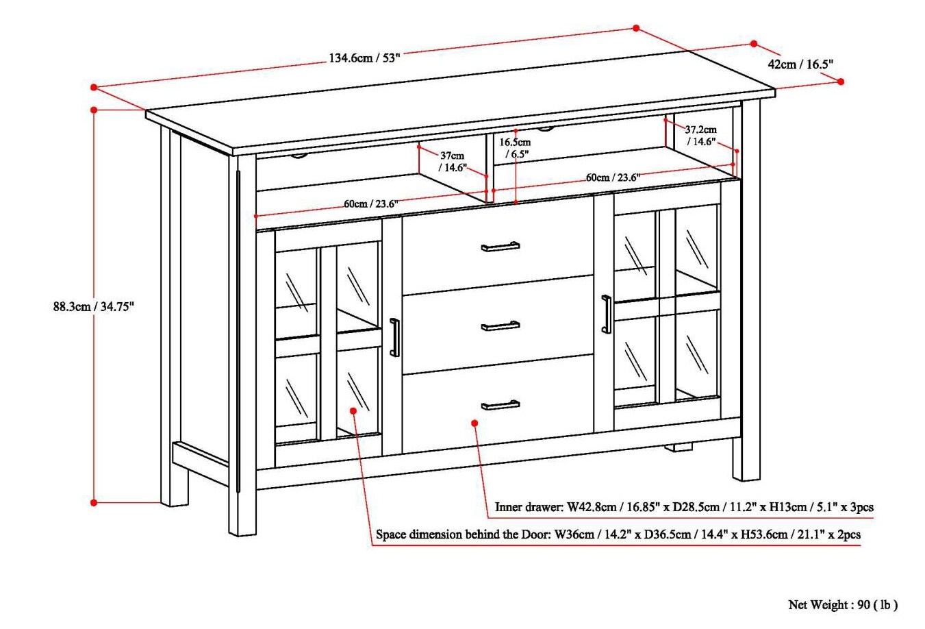 Simpli Home AXCRKIT17-HIC Tv-Stands - View #9