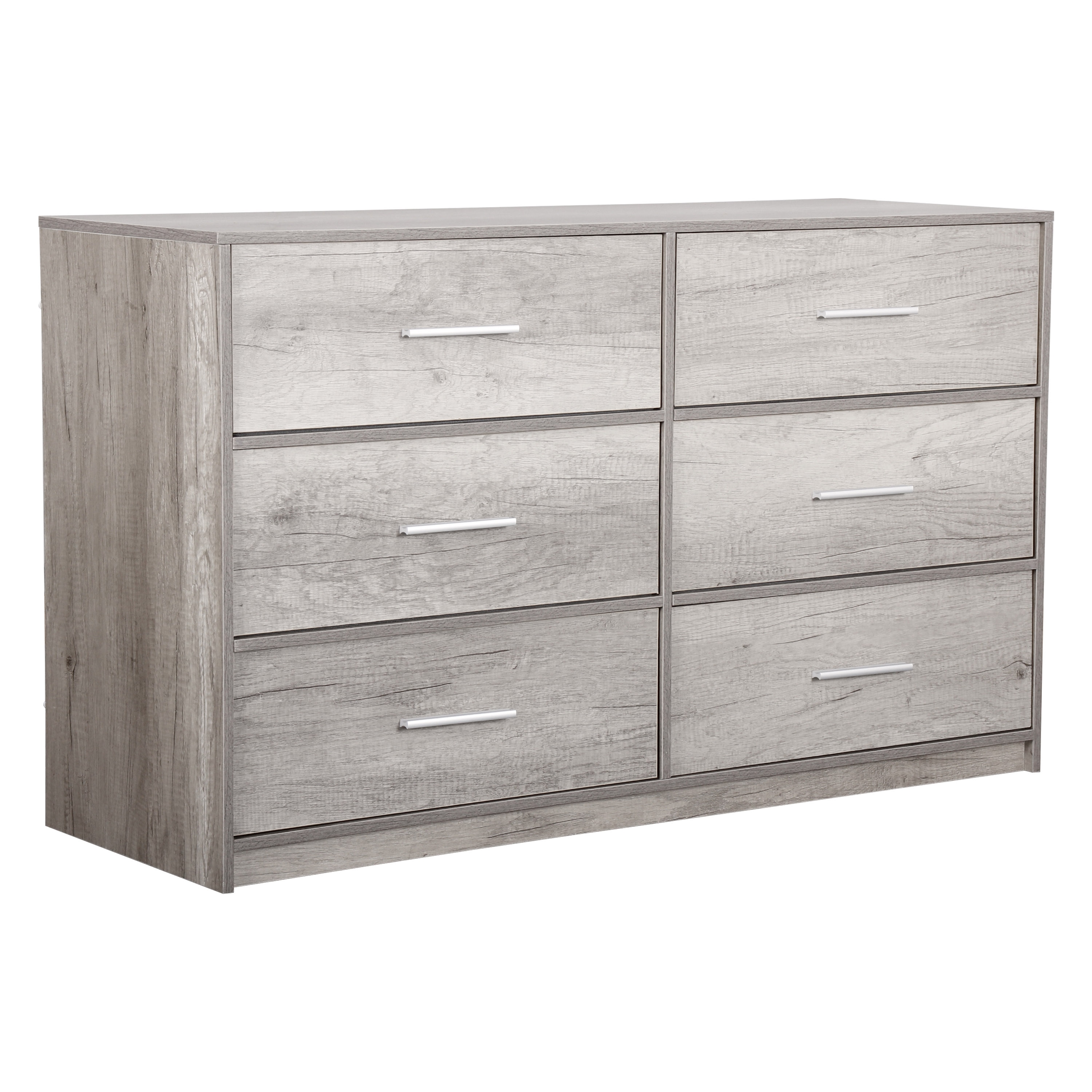 Flynama SH295204 Grey 6 -Drawer Combo dresser