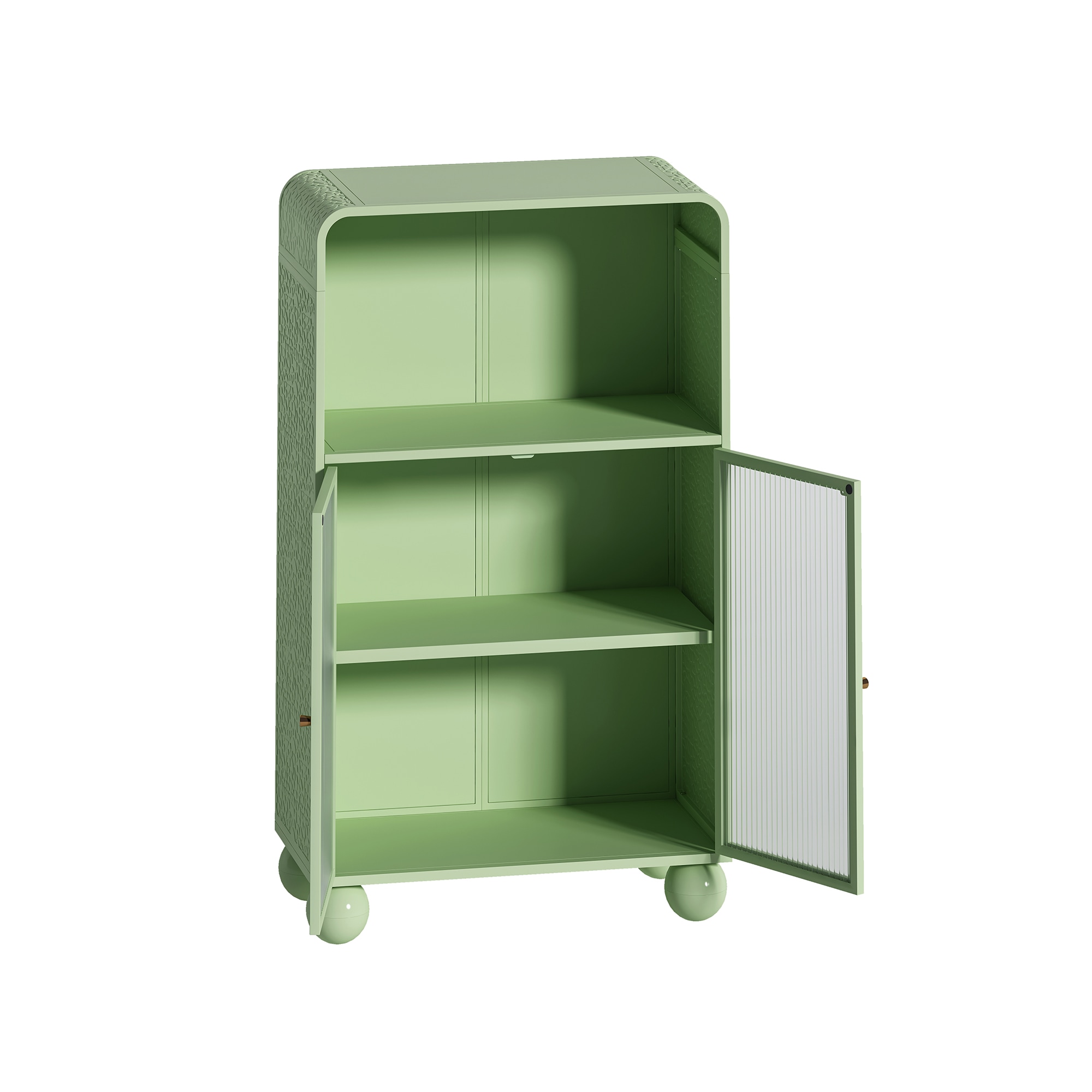 SINOFURN SYB930034BN Contemporary/Modern Green Metal Sideboard