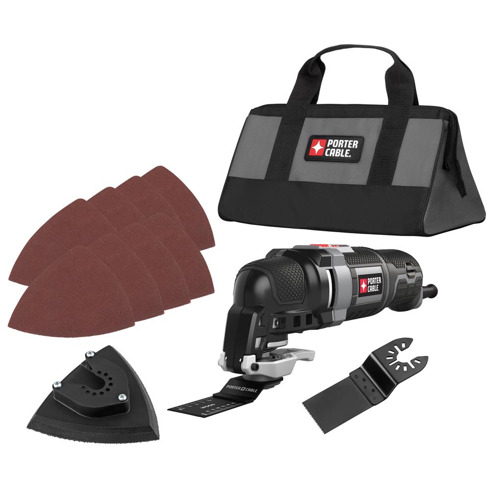 PORTER-CABLE Corded 3-Amp Variable Speed 11-Piece Oscillating Tool