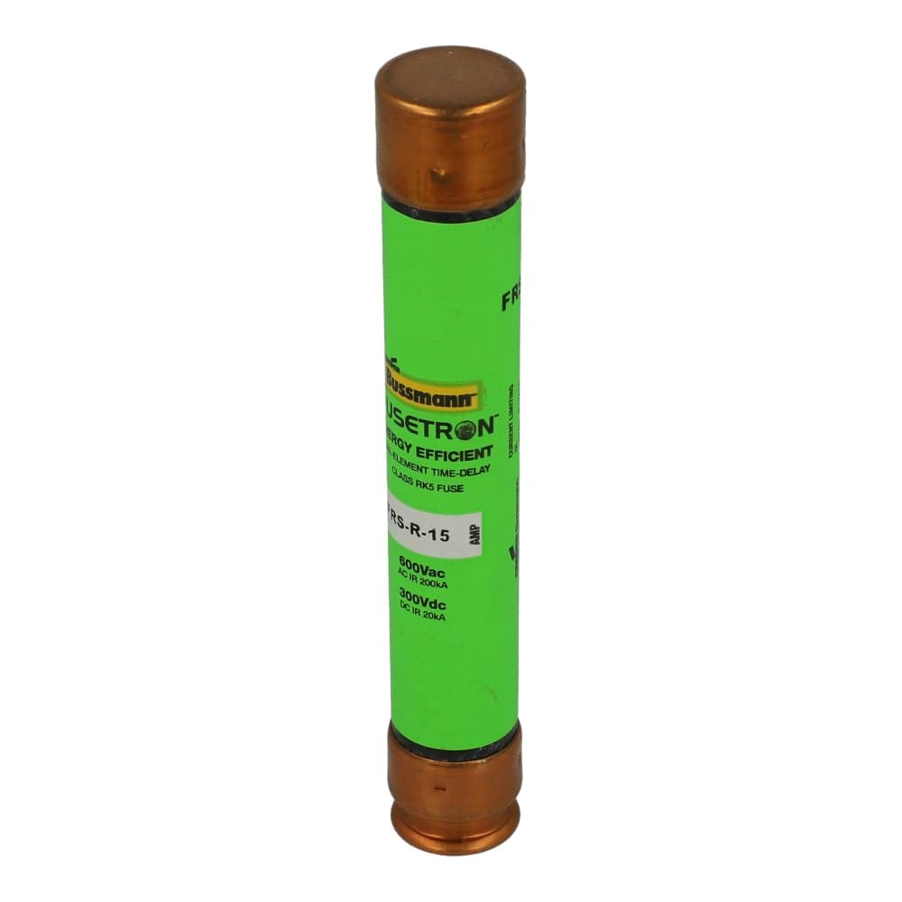 Bussmann FRS-R-15 Fuse 600V Dual Element TIME DELAY Class RK5 #FRS-R-15-3E86-1371
