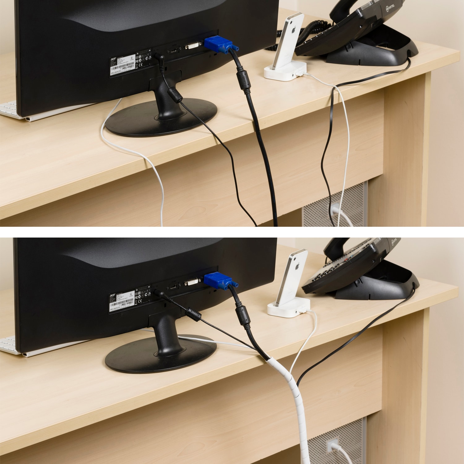 cable Management for the cables coming from behind the PC?? :  r/DeskCableManagement