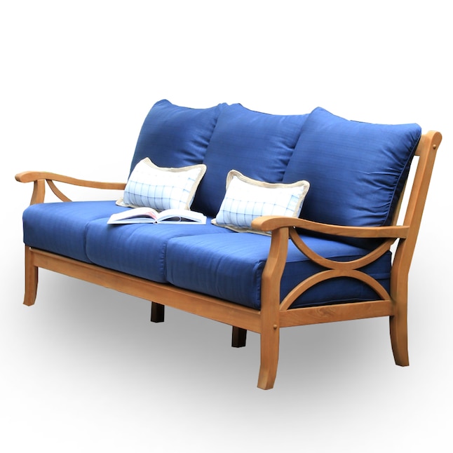 Cambridge Casual Chester Outdoor Sofa, Wood Outdoor Sofa With Cushions