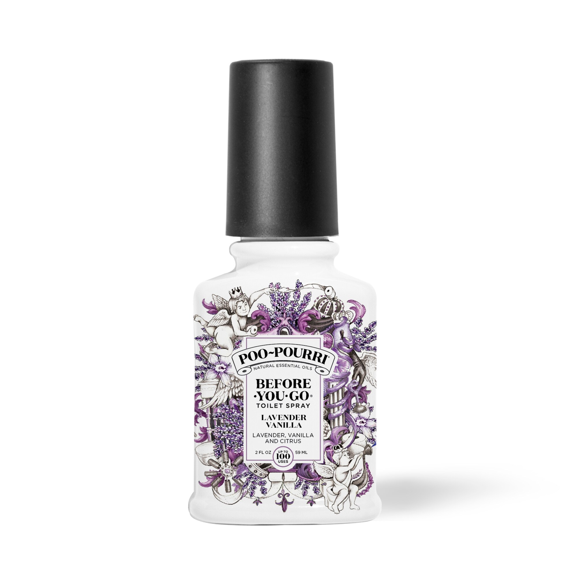 POURRI Poo Pourri 2-fl oz Lavender Vanilla Air Freshener in the Air  Fresheners department at