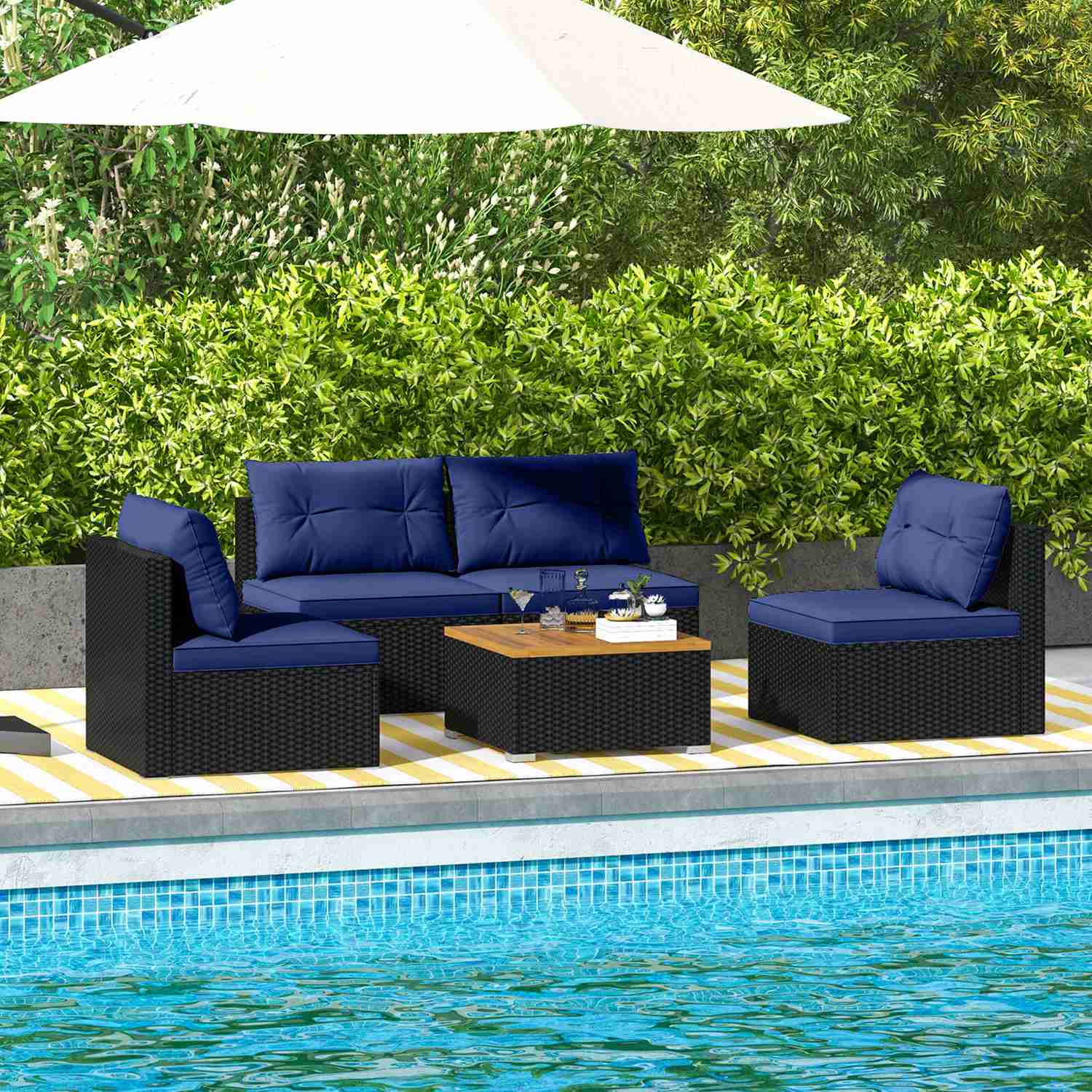 Costway HCST04942 Patio-Conversation-Sets - View #2