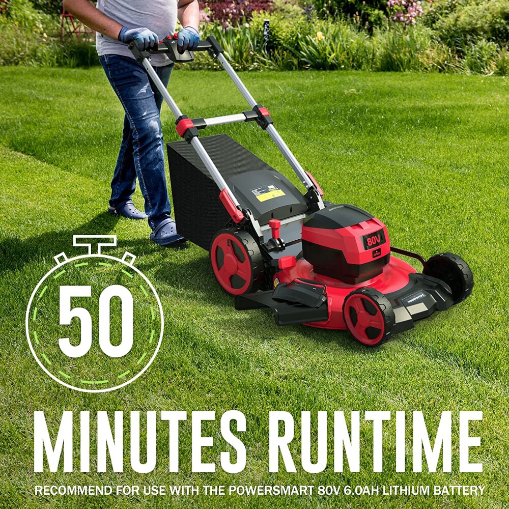 PowerSmart PS76821SRB Cordless-Elec-Push-Mowers - View #7