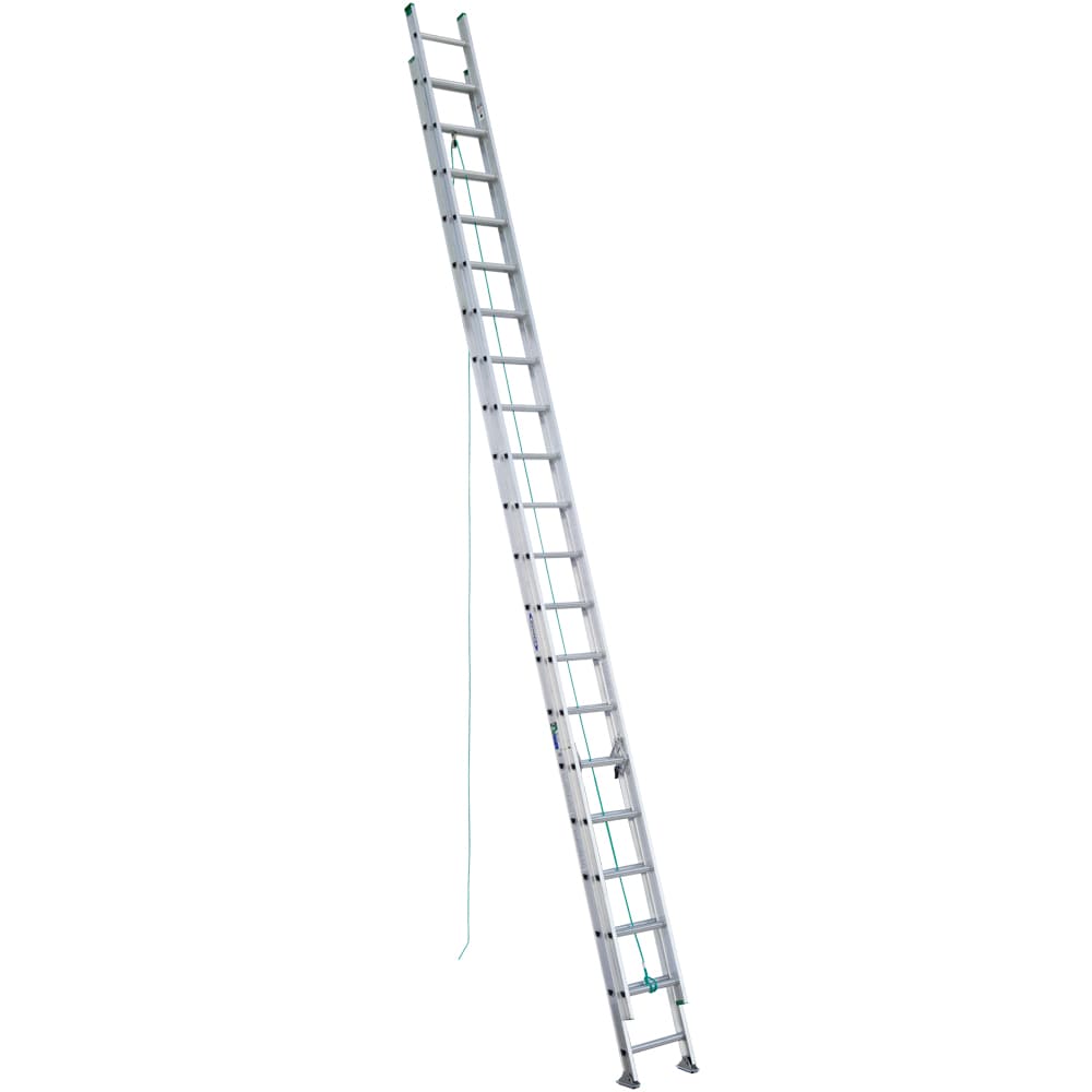 Werner D1240-2 D1200-2 40-ft ( 37-ft Reach Height ) Aluminum Type 2 - 225 lbs. Load Capacity Extension ladder Extension Ladder