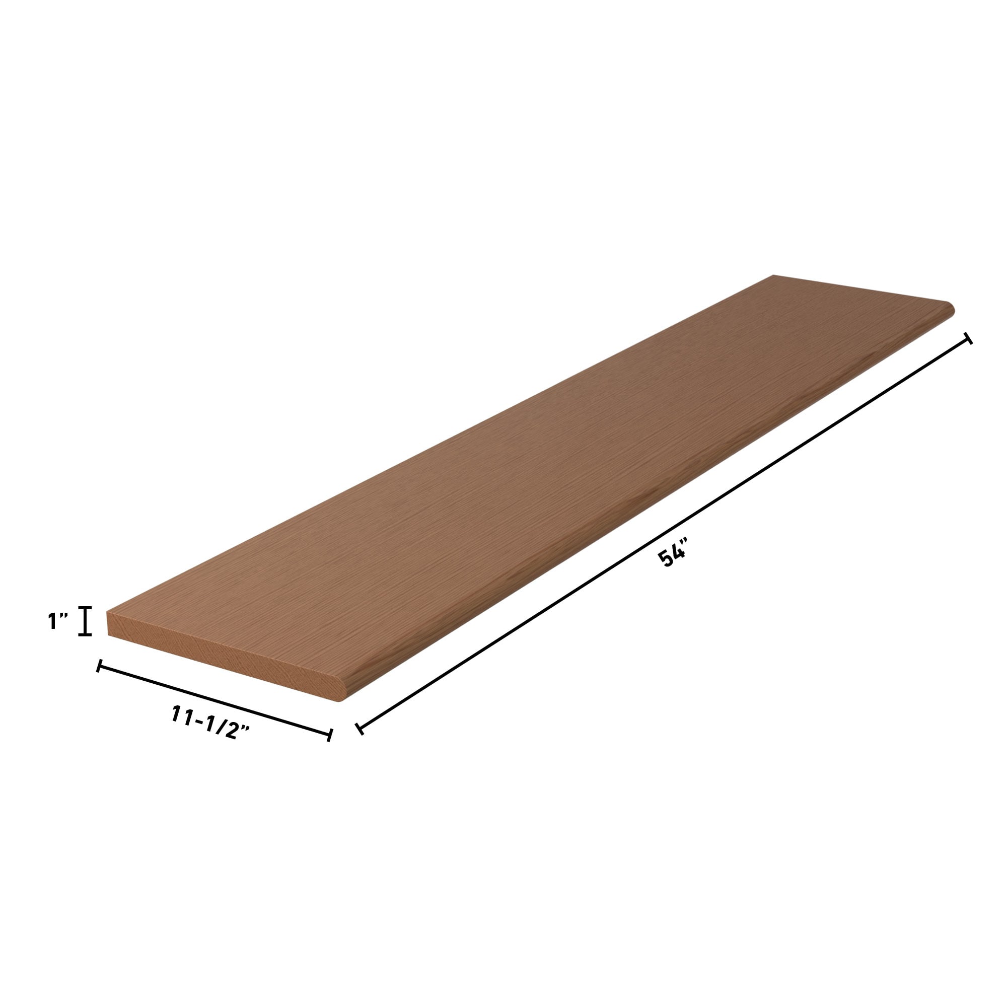 L.J. Smith Stair Systems 807011X54-WO Stair-Treads - View #2