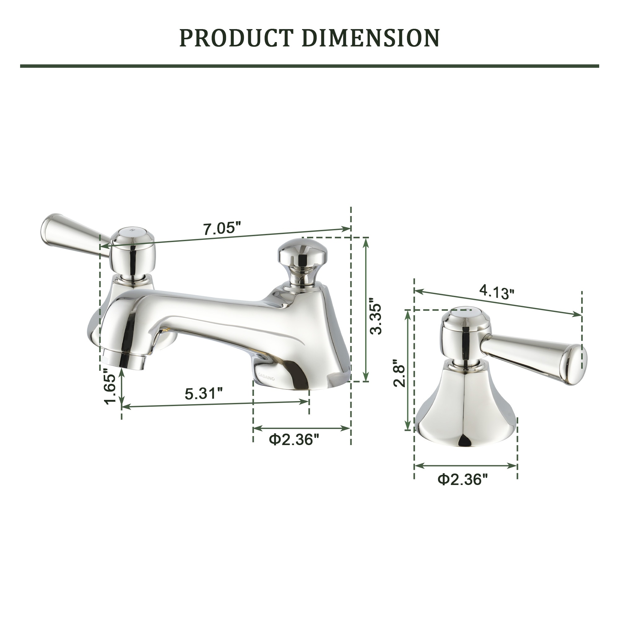 CASAINC BR03010FPN Lavatory-Faucets - View #6
