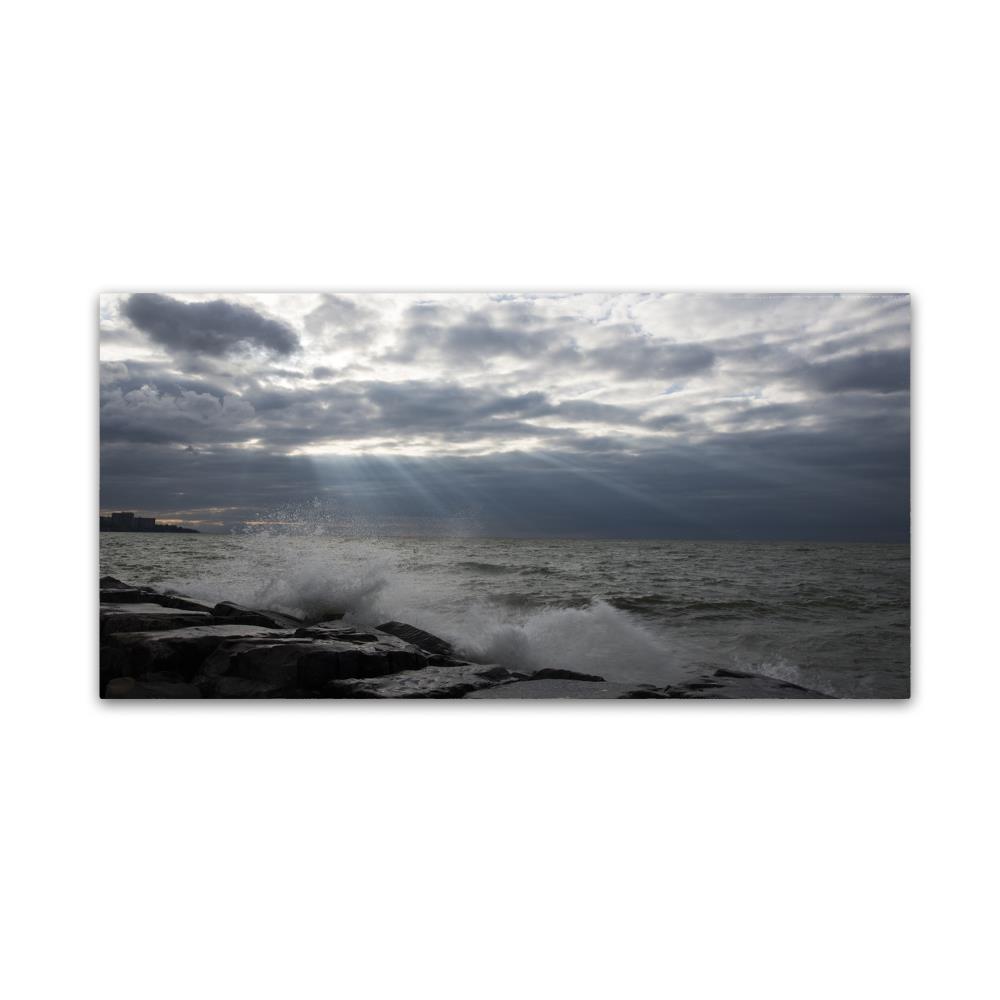 Trademark Fine Art KS01155-C1632GG Framed 16-Inches H x 32-Inches W Landscape Canvas Print