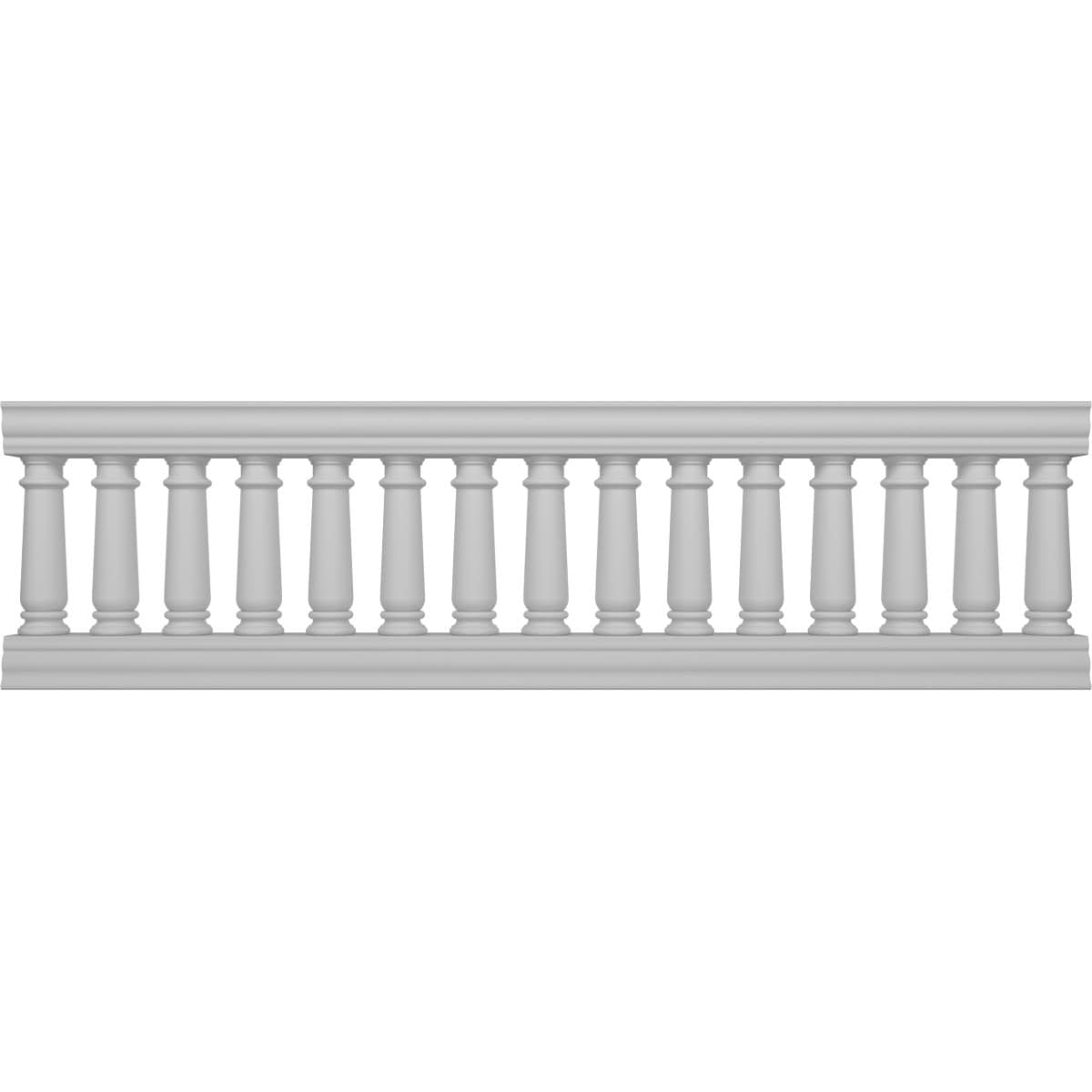 Ekena Millwork BALK32X108WEN FiberThane 9-Feet x 32-Inches Wellington Fiberglass Deck Rail Kit