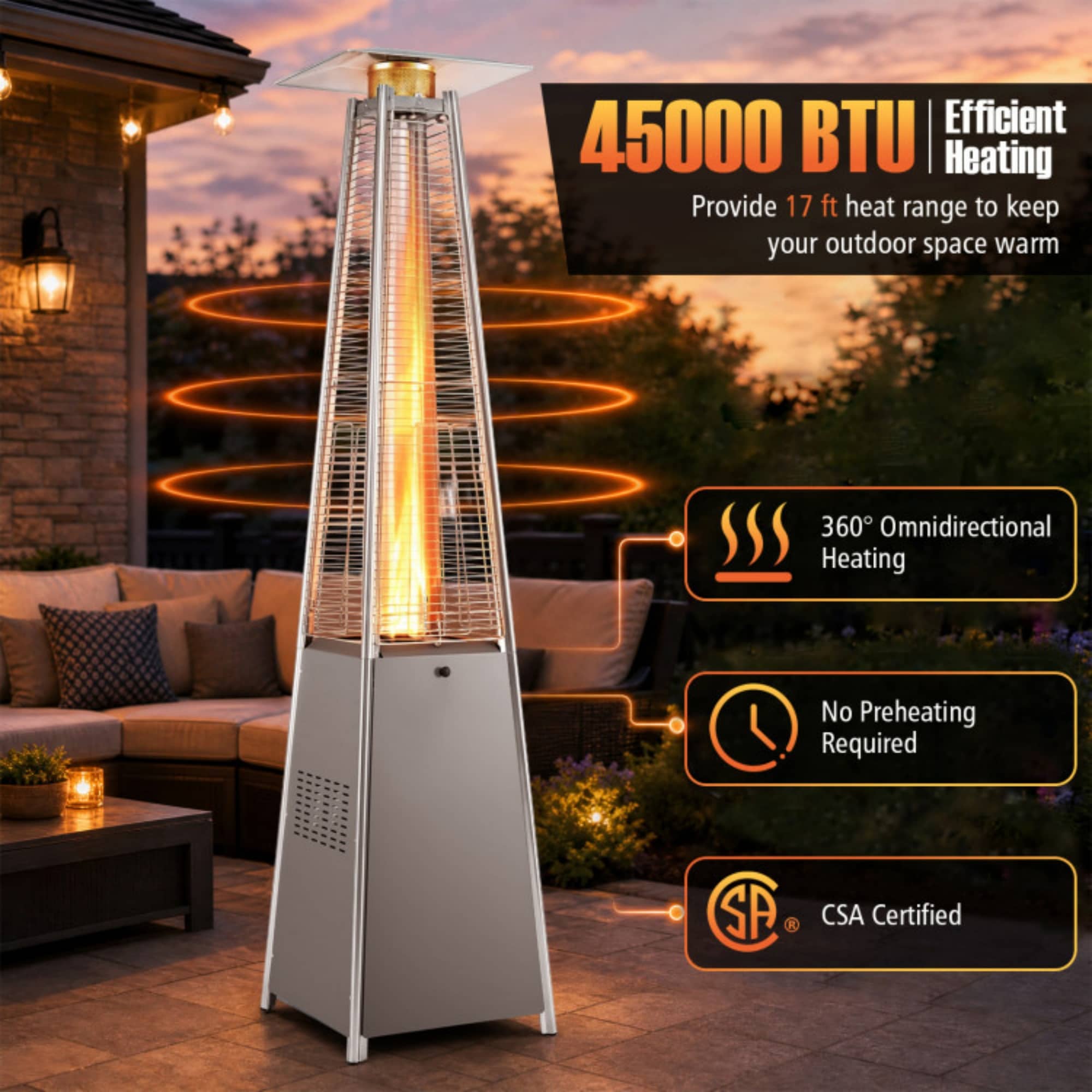 BABOOM BOM-13379-OR Outdoor-Gas-Patio-Heaters - View #6