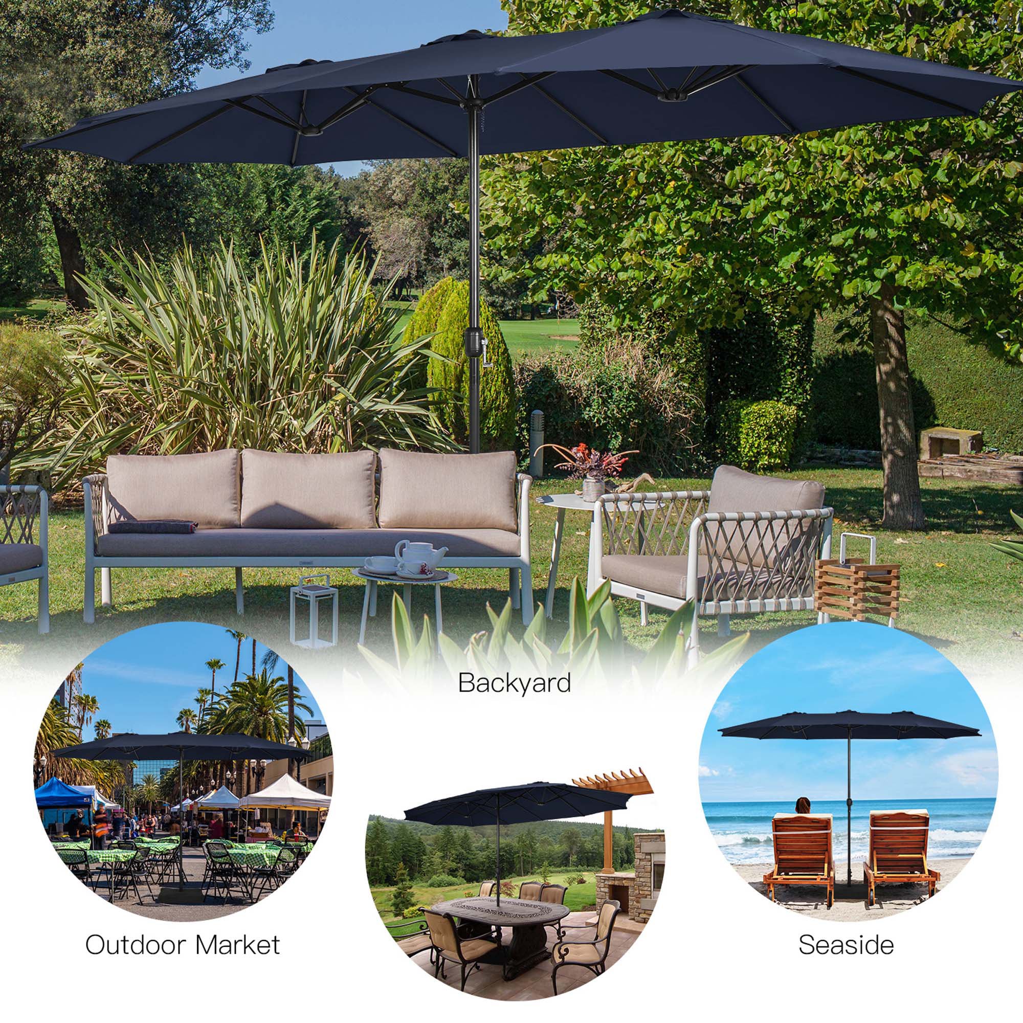 Costway HCST00754 Umbrellas-2 - View #7