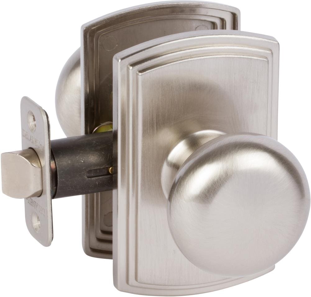 Delaney Hardware 364601 Santo Satin Nickel Interior/Exterior Bed/Bath Hall/Closet Passage Door Knob