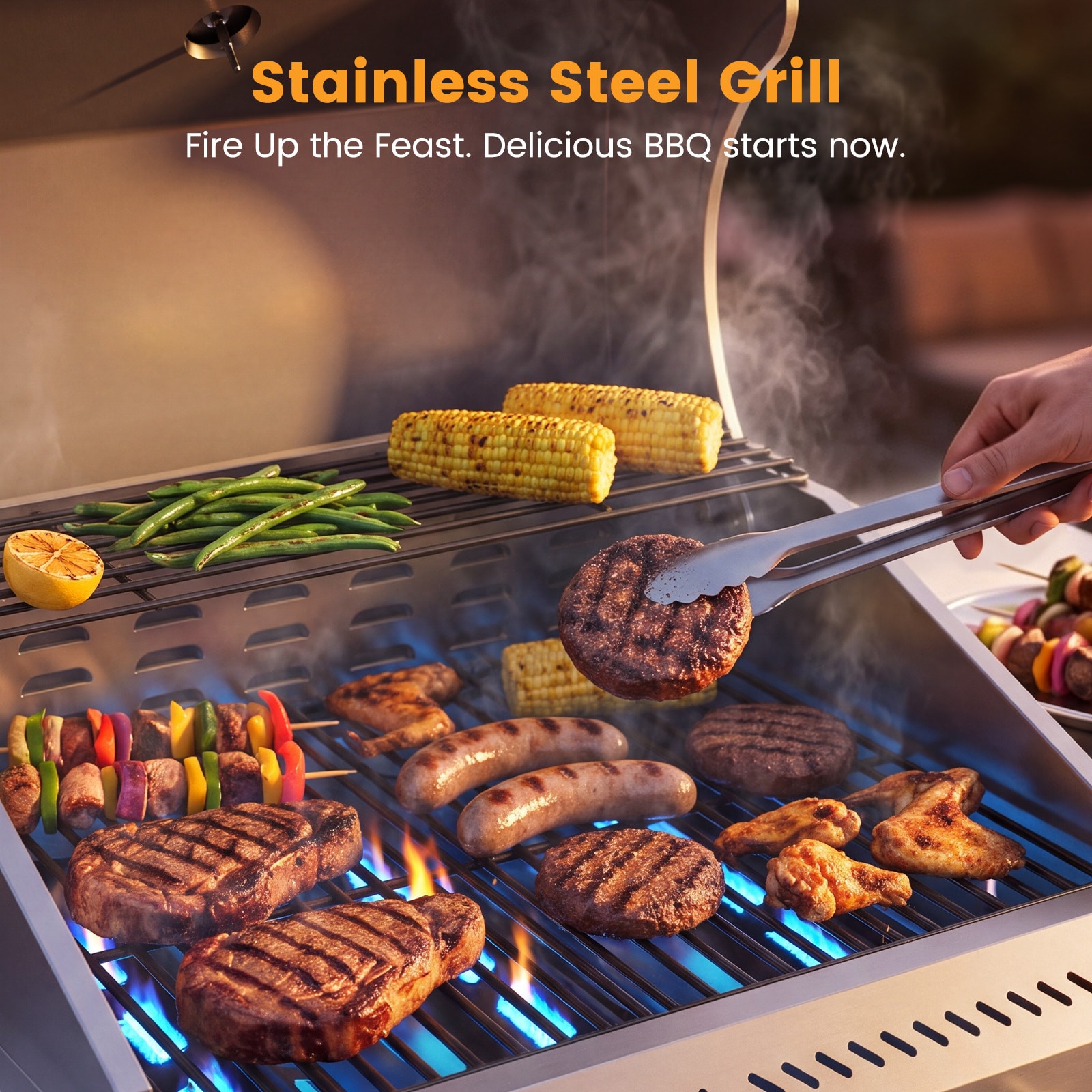 COWSAR LSPG-G0140F Gas-Grill - View #3