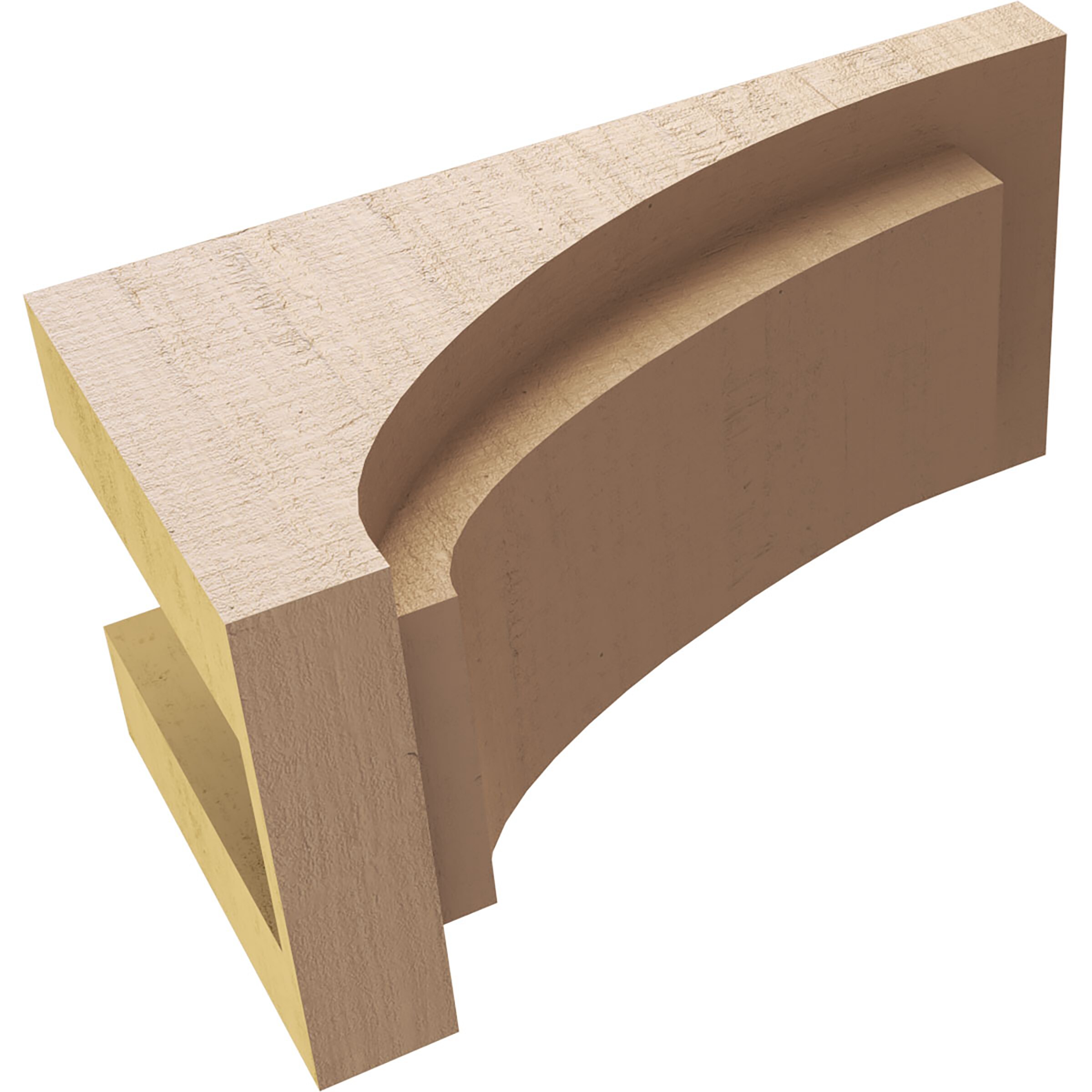 Ekena Millwork CORU06X12X06RIVRCPR corbels - View #6
