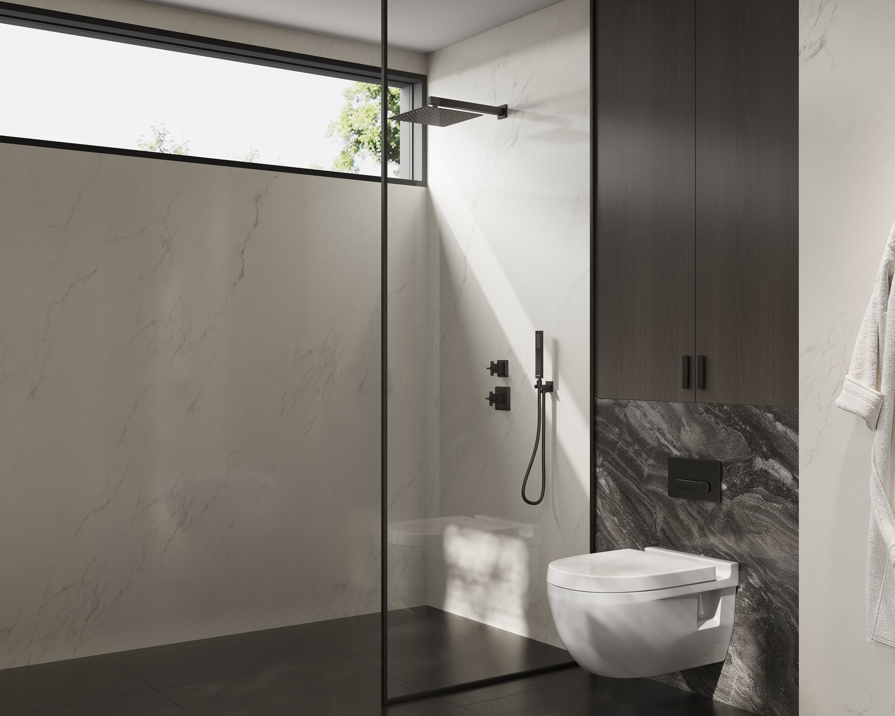 CRANACH C04.RU09.MB Showerhead-Bar-Panels - View #7