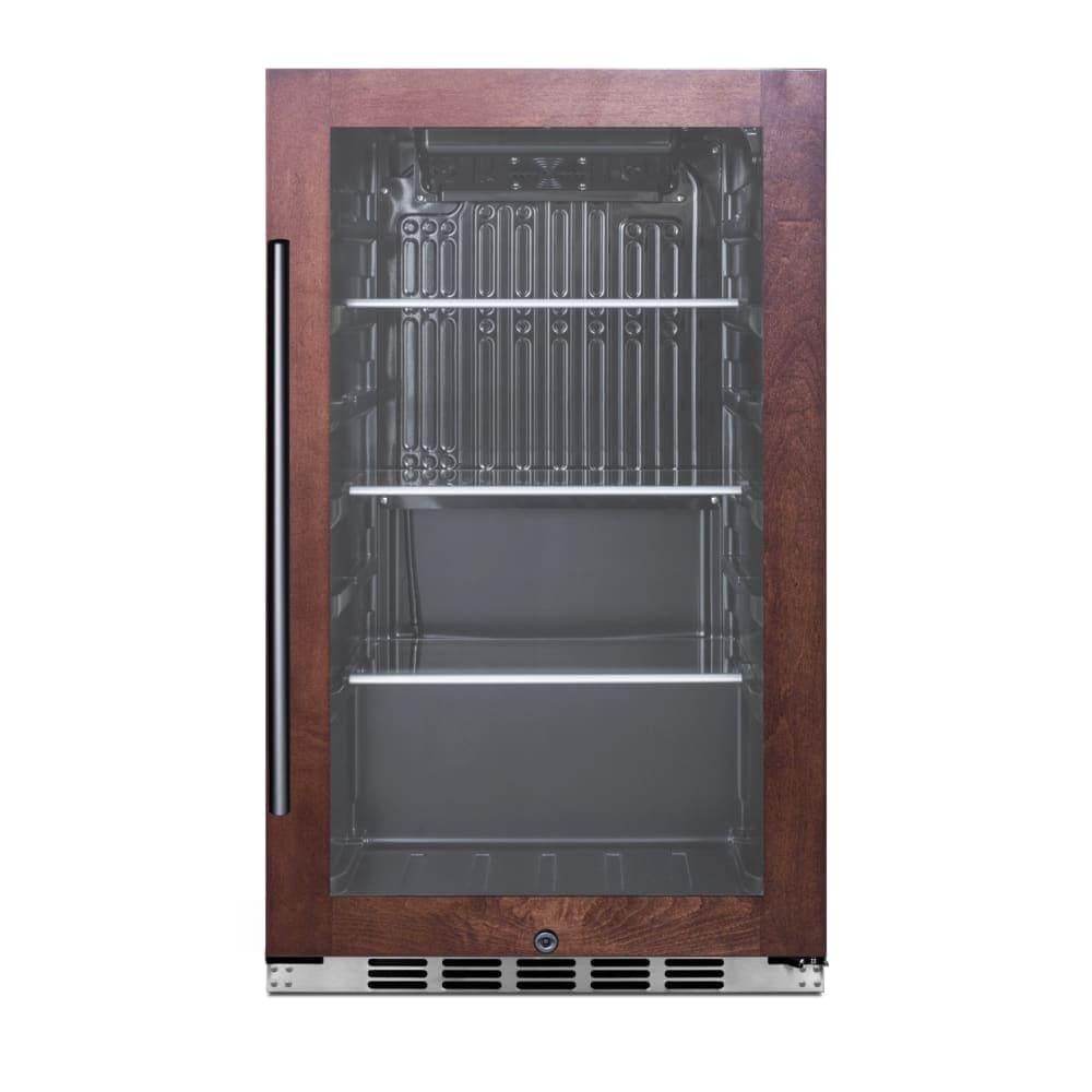 Summit  SPR488BOSCSSPNR 19 Inch Wide 3.13 Cu. ft Panel Ready Beverage Cooler with Adjustable Shelves with Stainless Cabinet Sansujyuku sansujyuku.com