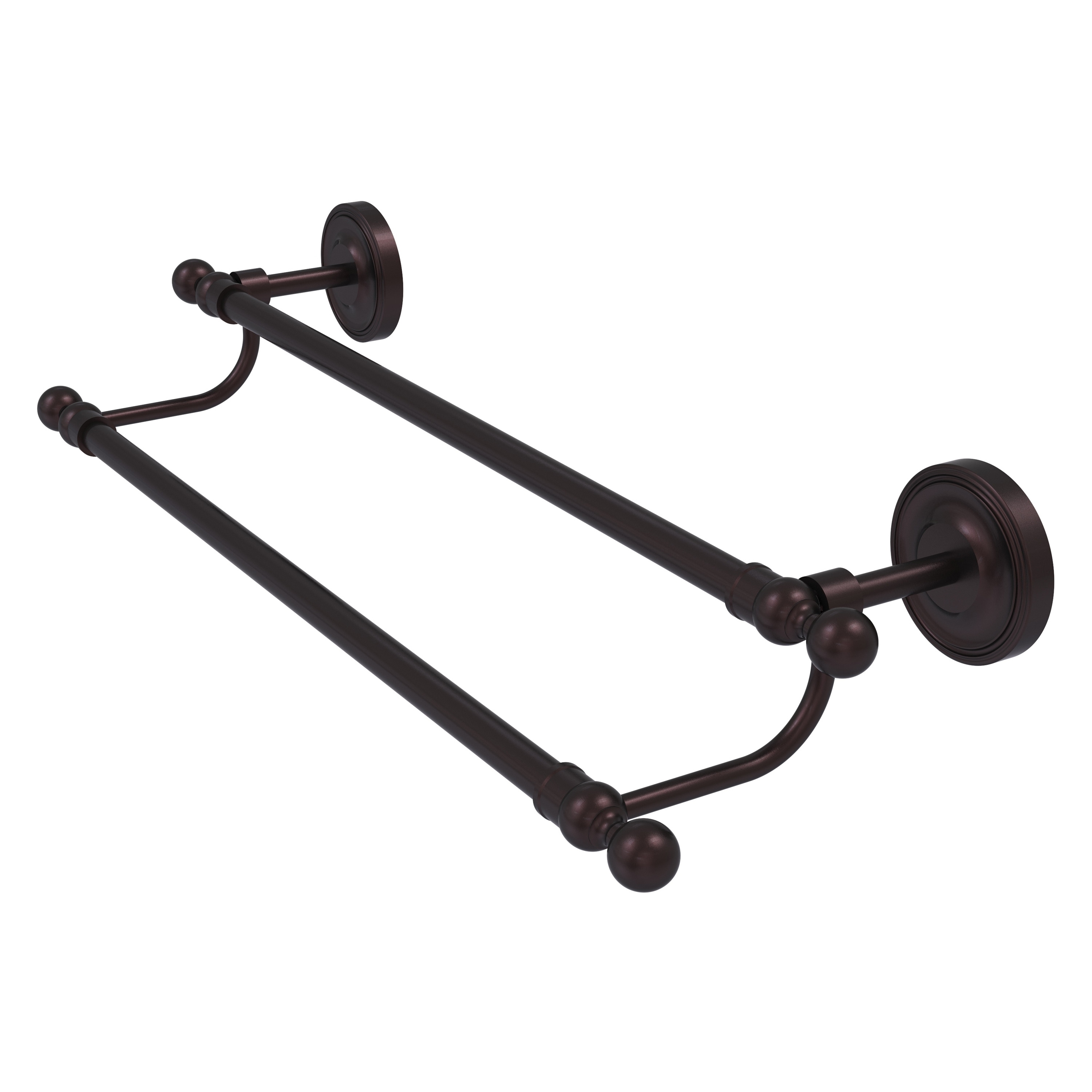 Allied Brass R-72/36-ABZ Regal 36-in double Antique Bronze Wall mount Double Towel Bar