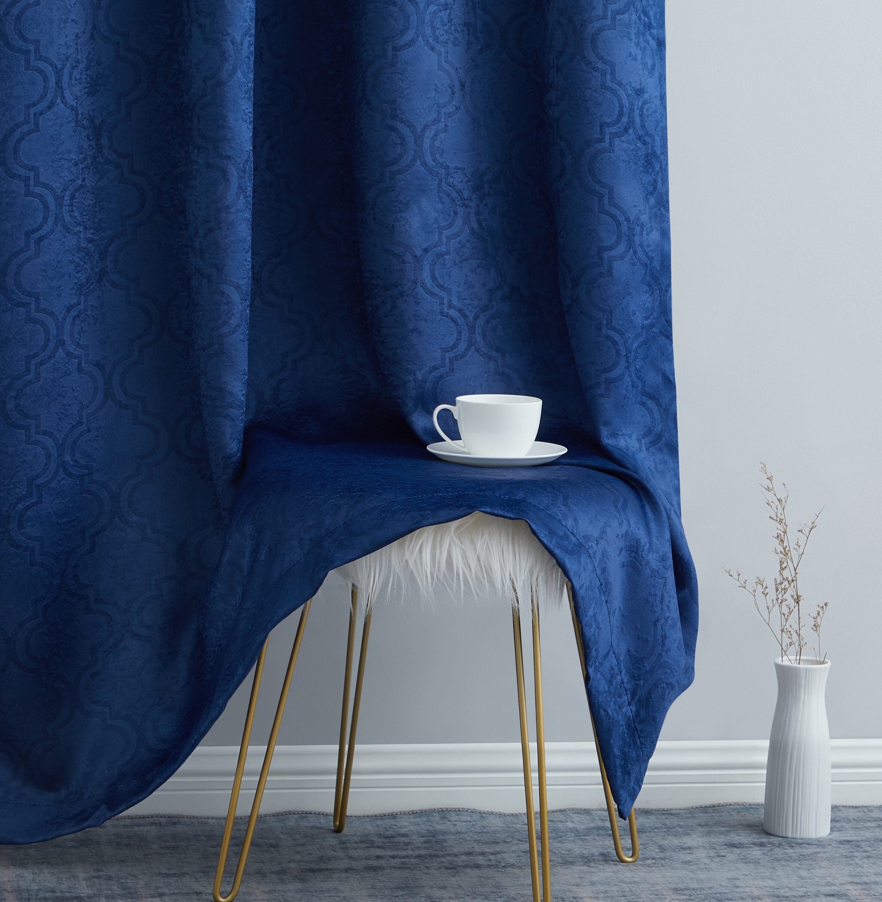 HLC.me RDMT-5284NVY curtains - View #4