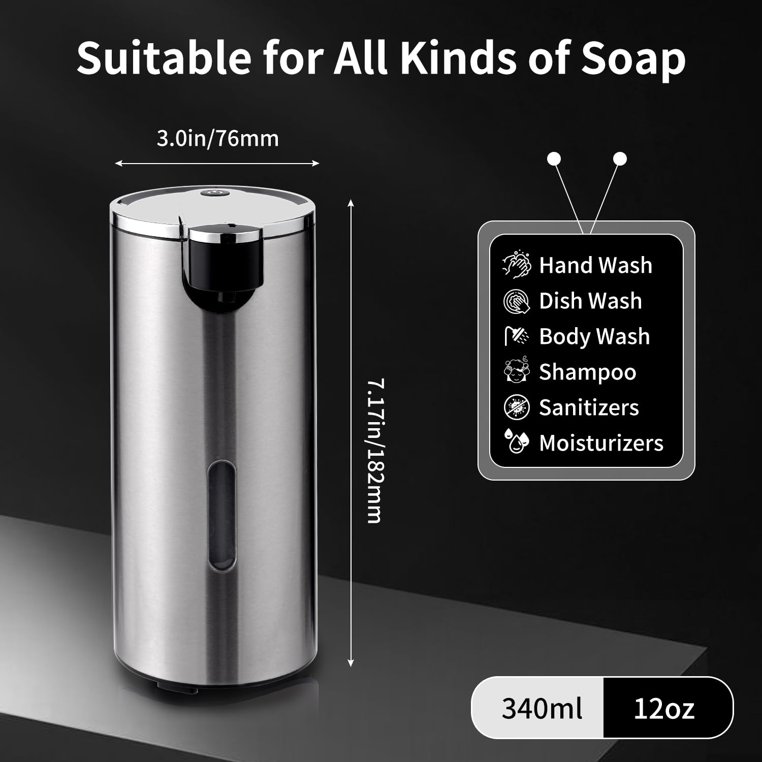Aoibox LAB5C28U Soap-Lotion-Dispensers - View #2