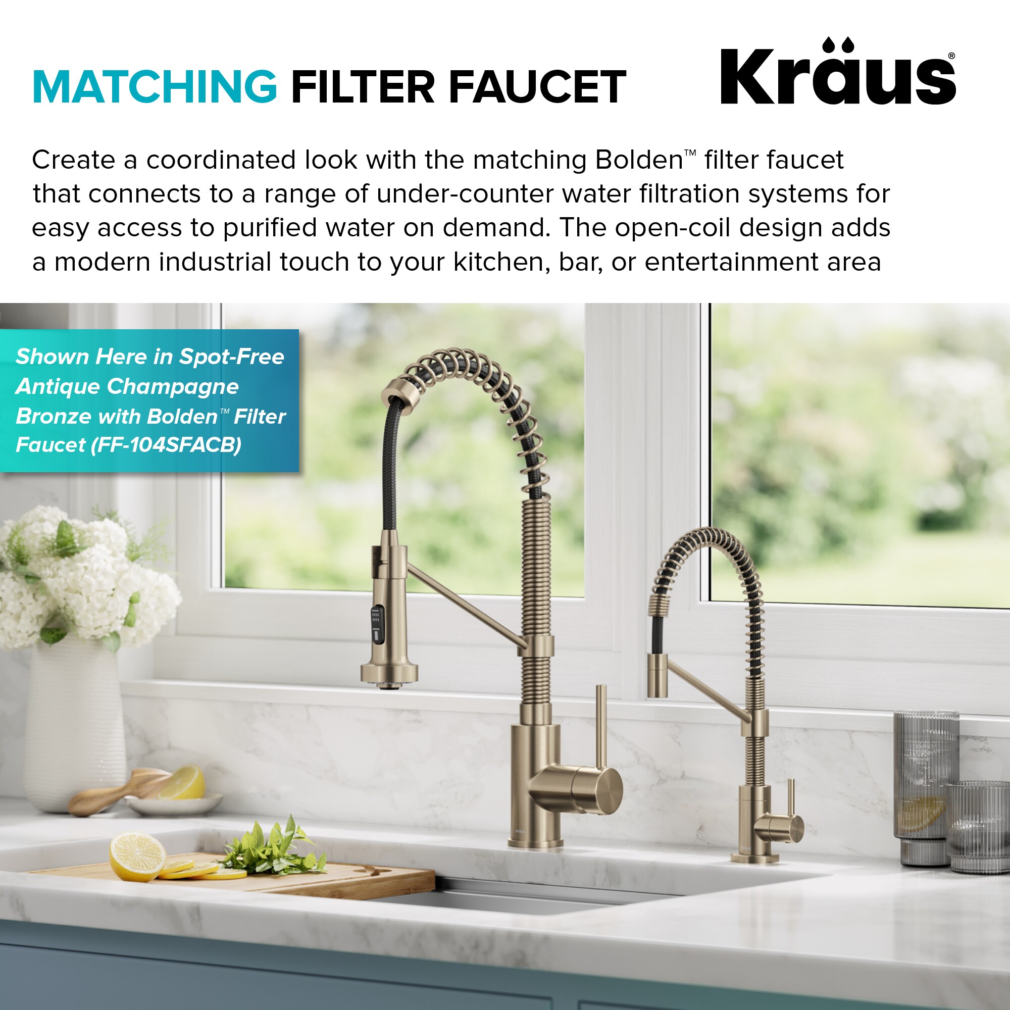 Kraus KPF-1610SFACBMB Kitchen-Faucets - View #15