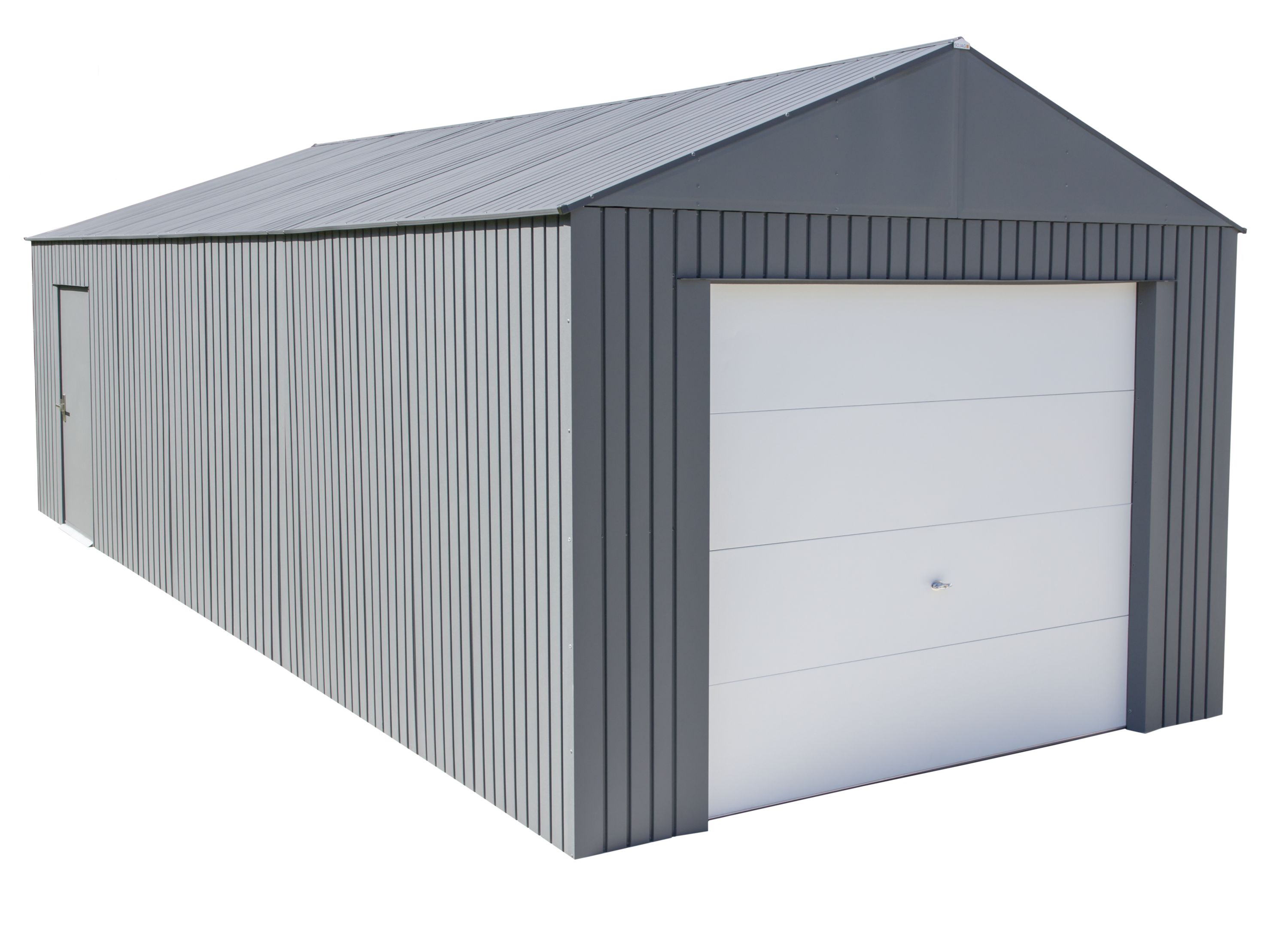 Arrow 12-ft x 24-ft Metal Single Car Garage Building