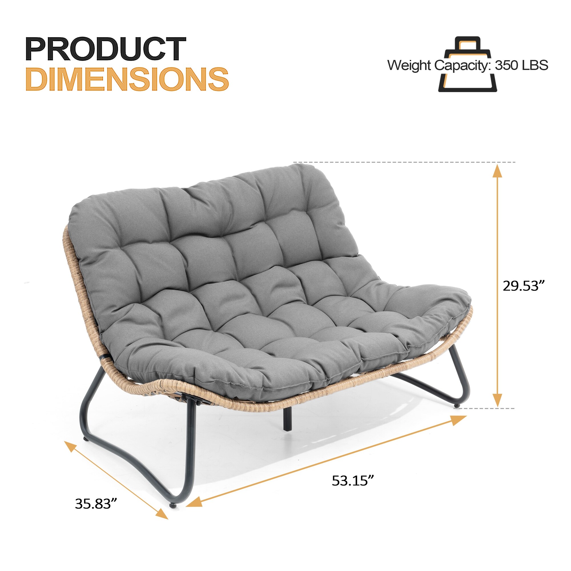 Crestlive Products CL-LS001DGY Patio-Chairs - View #7