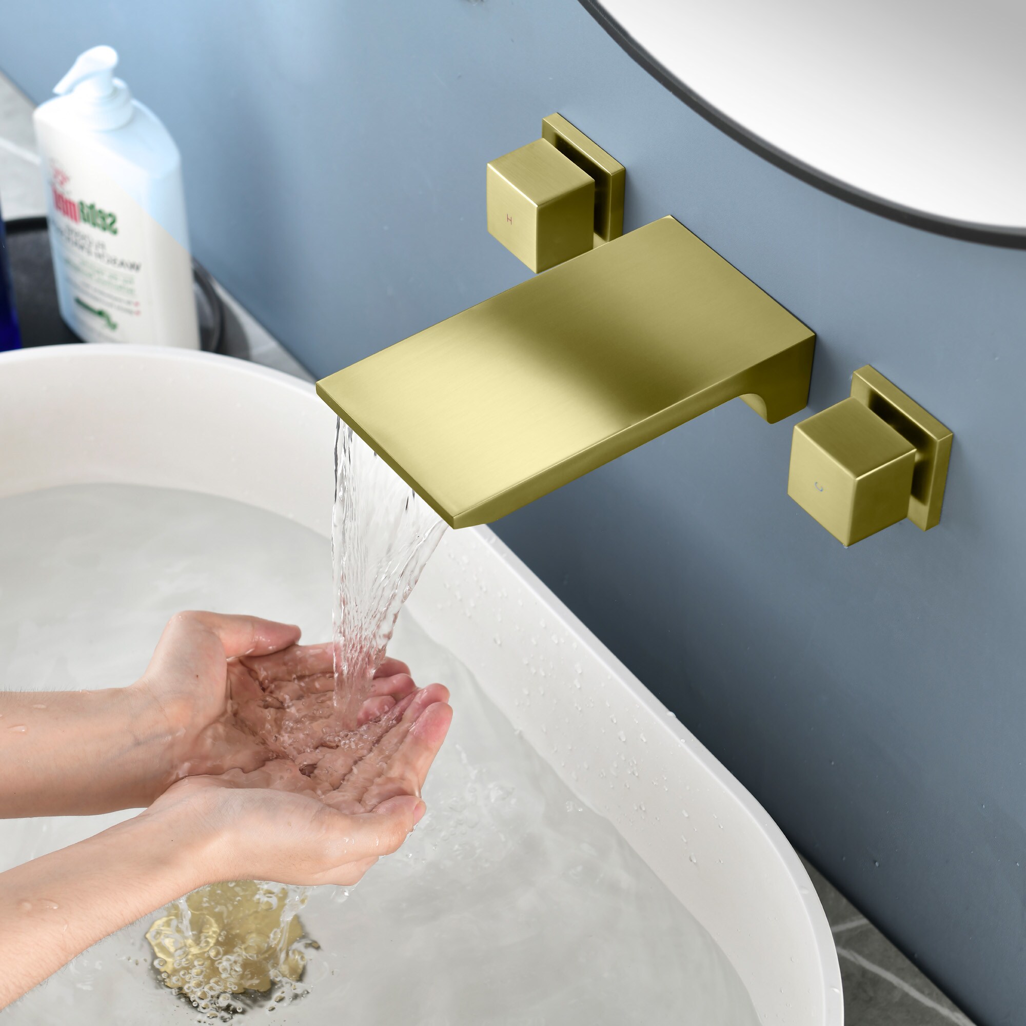 WELLFOR SMG-2419BG Roman-Tub-Faucets - View #4