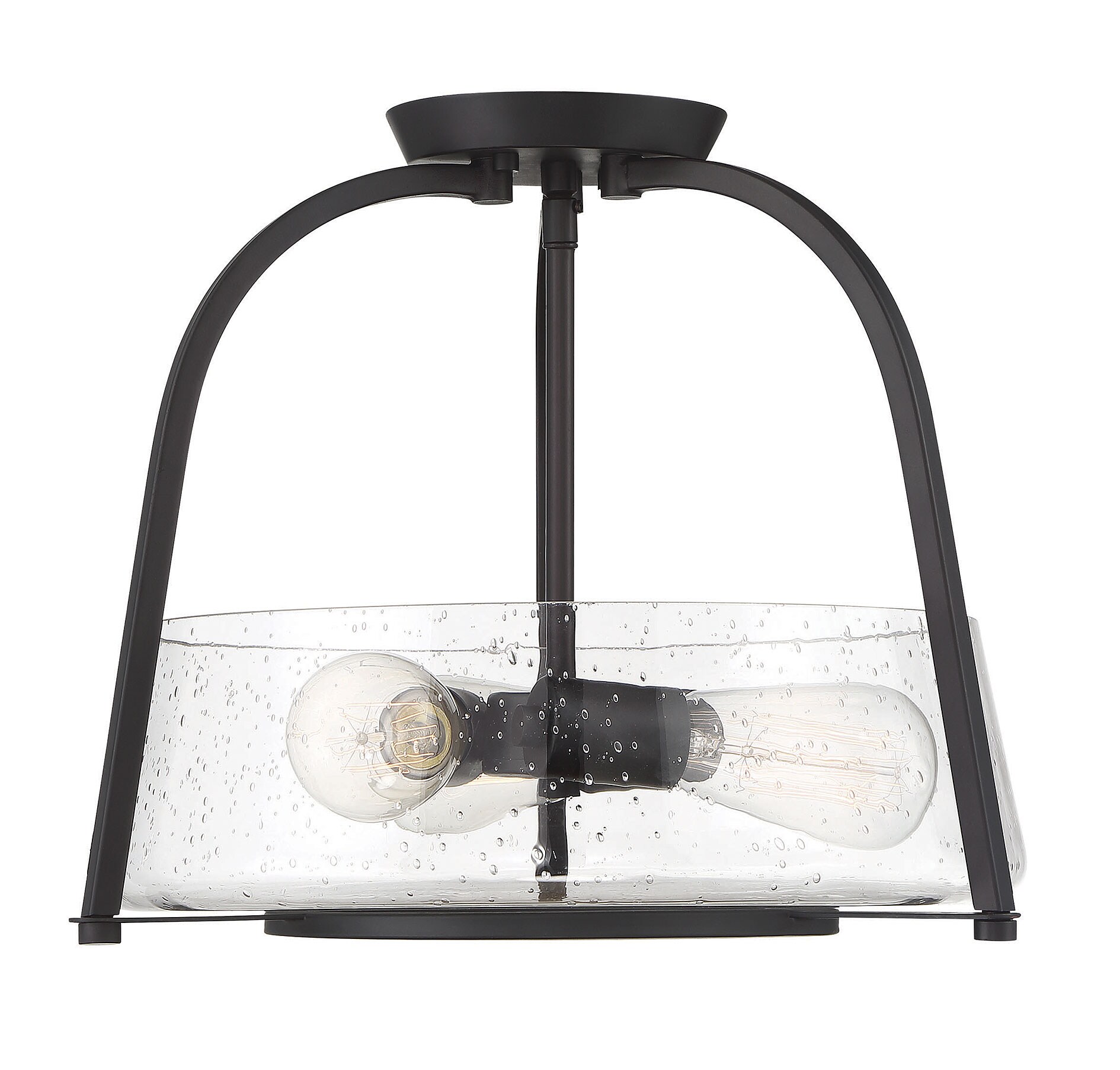  LW-SH634750 3-Light 16-in English Bronze Semi-Flush mount light