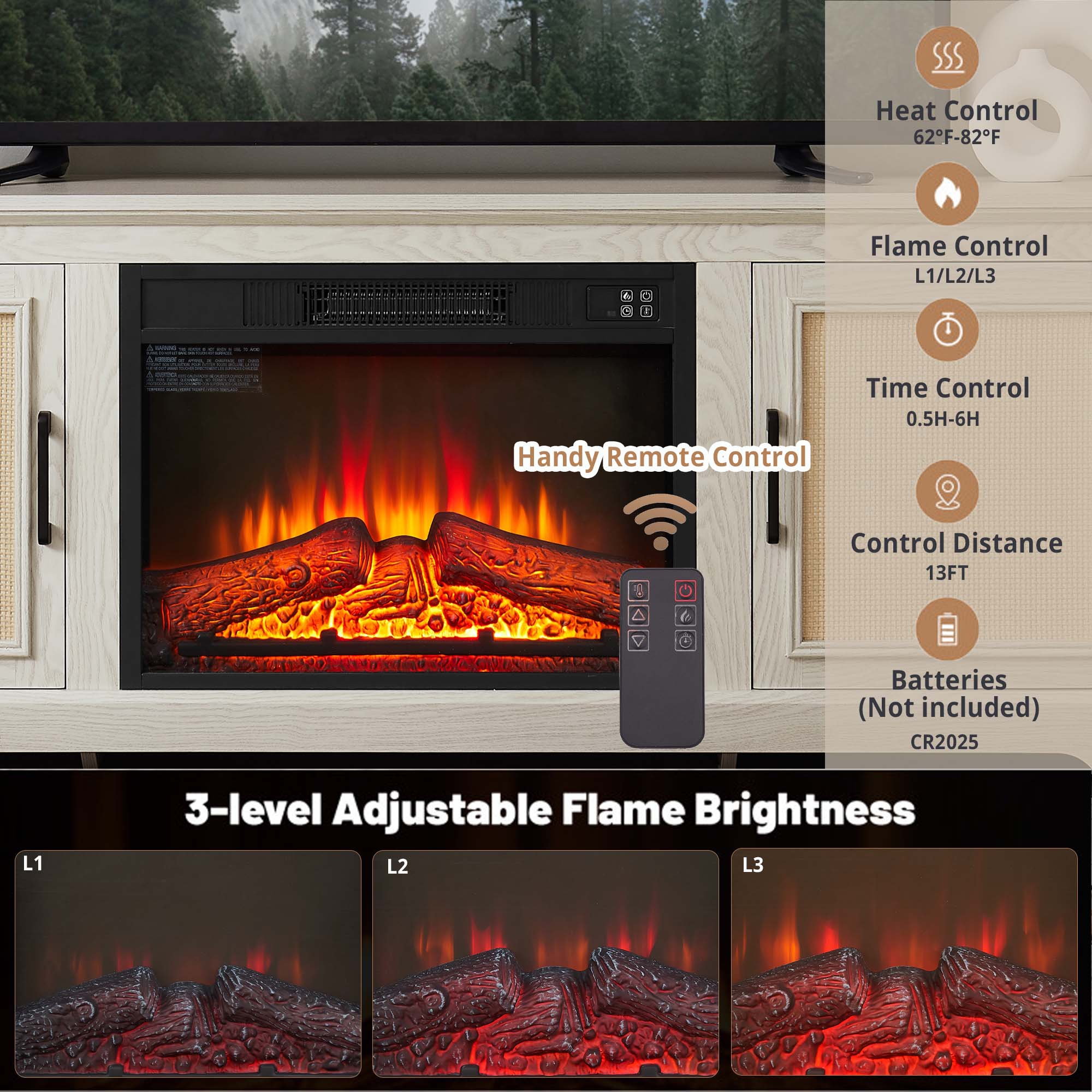 Sunrinx MG8-FP-18 Electric-Fireplaces - View #6