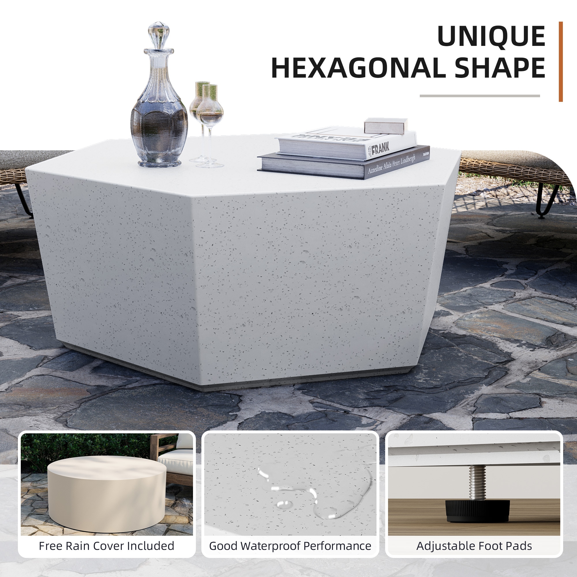 Patio Watcher TA-41H-OW Patio-Tables - View #5